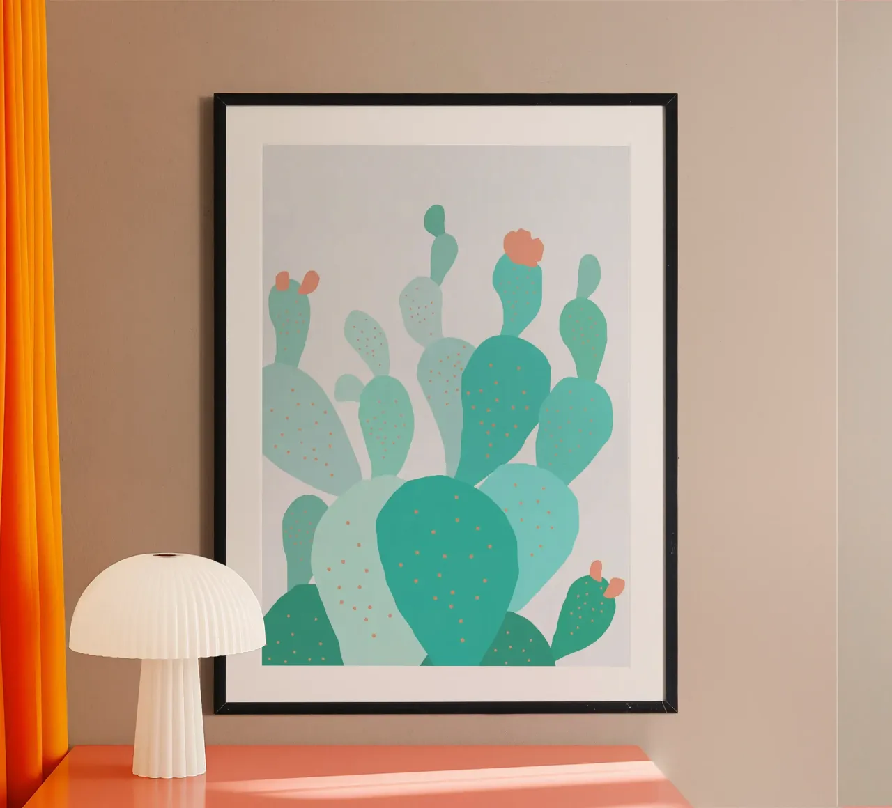cactus poster da Abstract Botanical Art