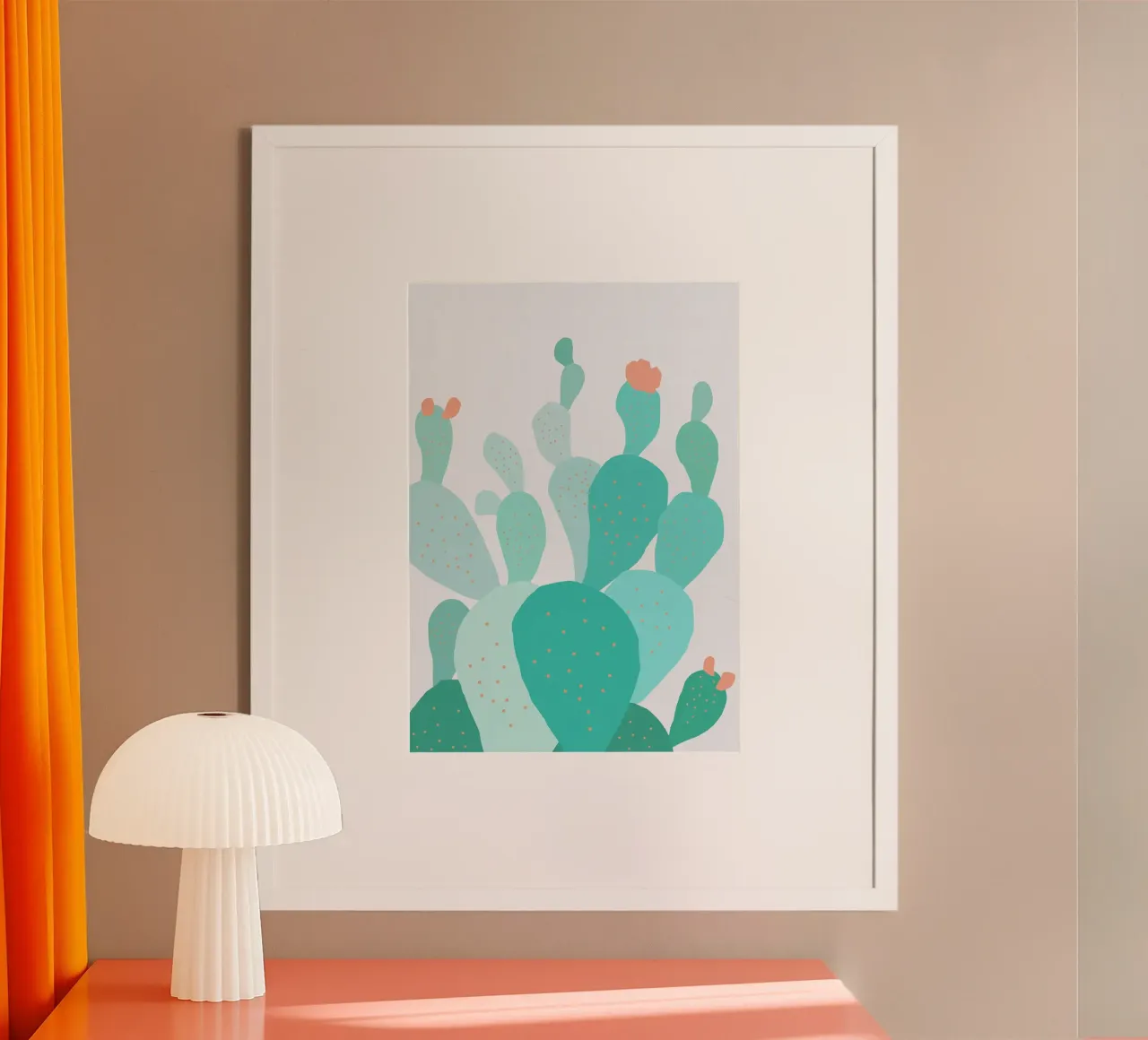 cactus poster da Abstract Botanical Art