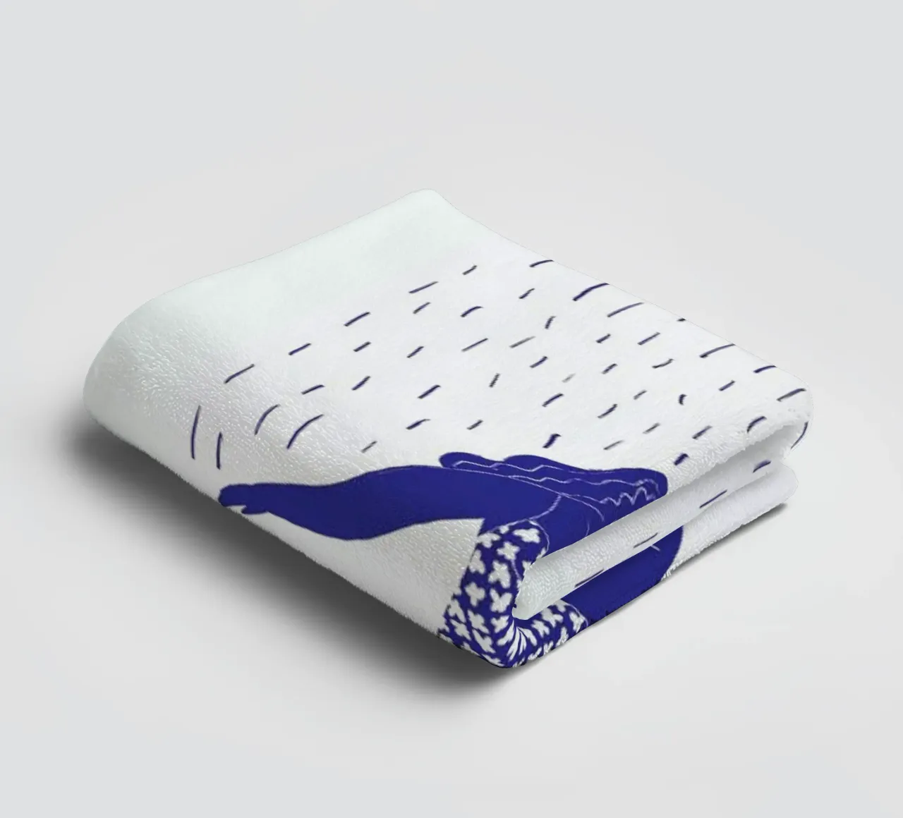 Dancing in the Rain Blue asciugamano da bagno da Graphite