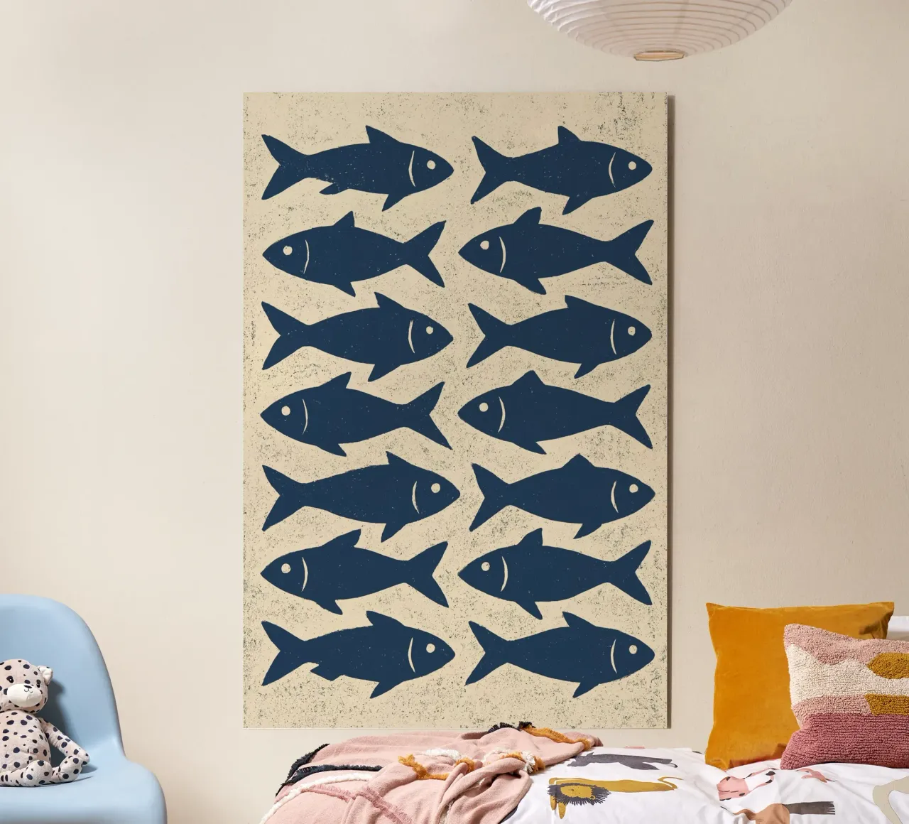 Fish Flew alluminio dibond da treechild