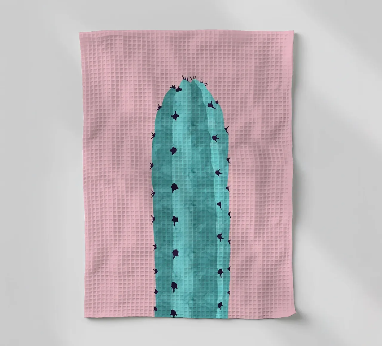 cactus tea towel by Abstract Botanical Art