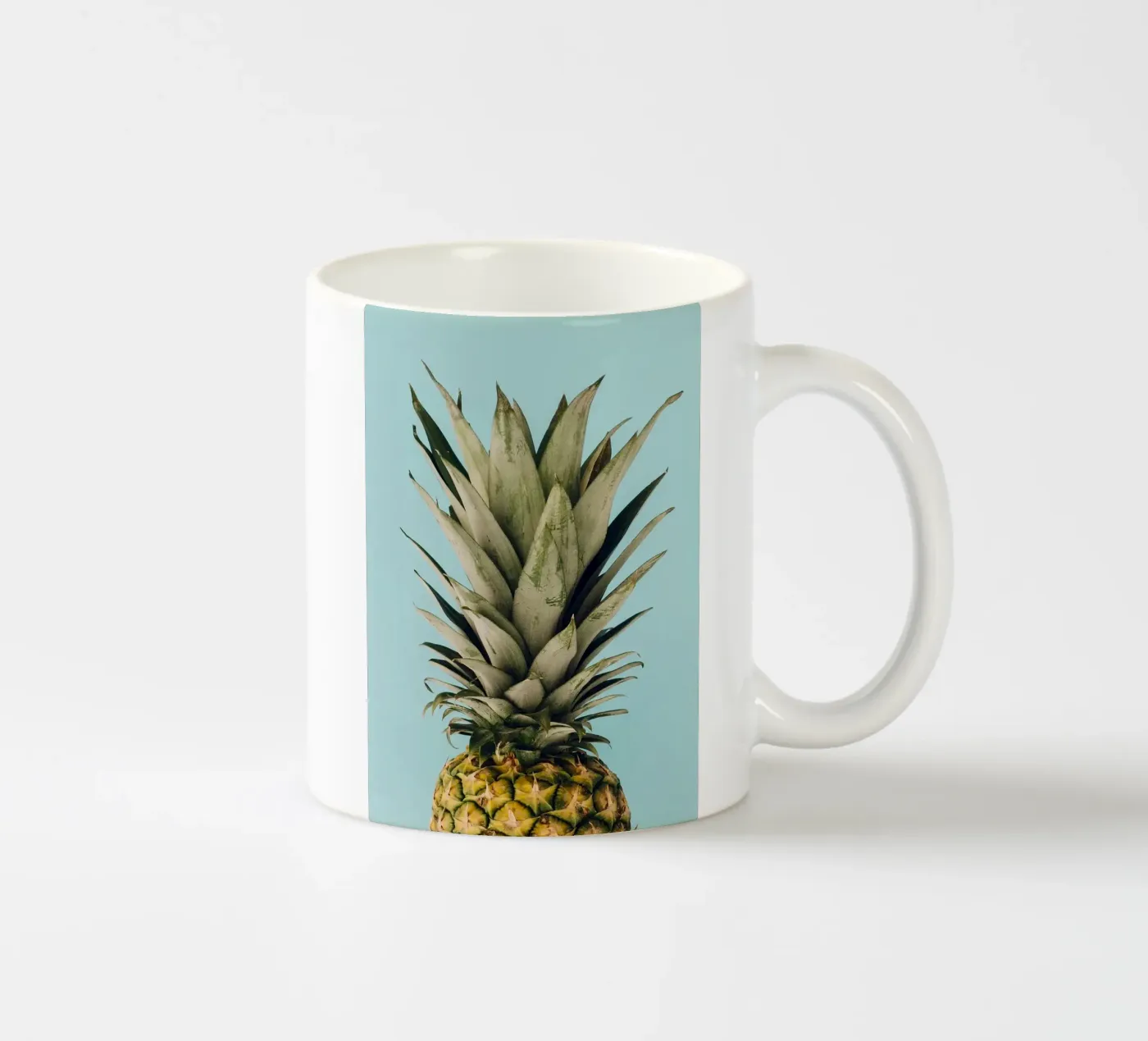 pineapple ceramic mug by Abstract Botanical Art
