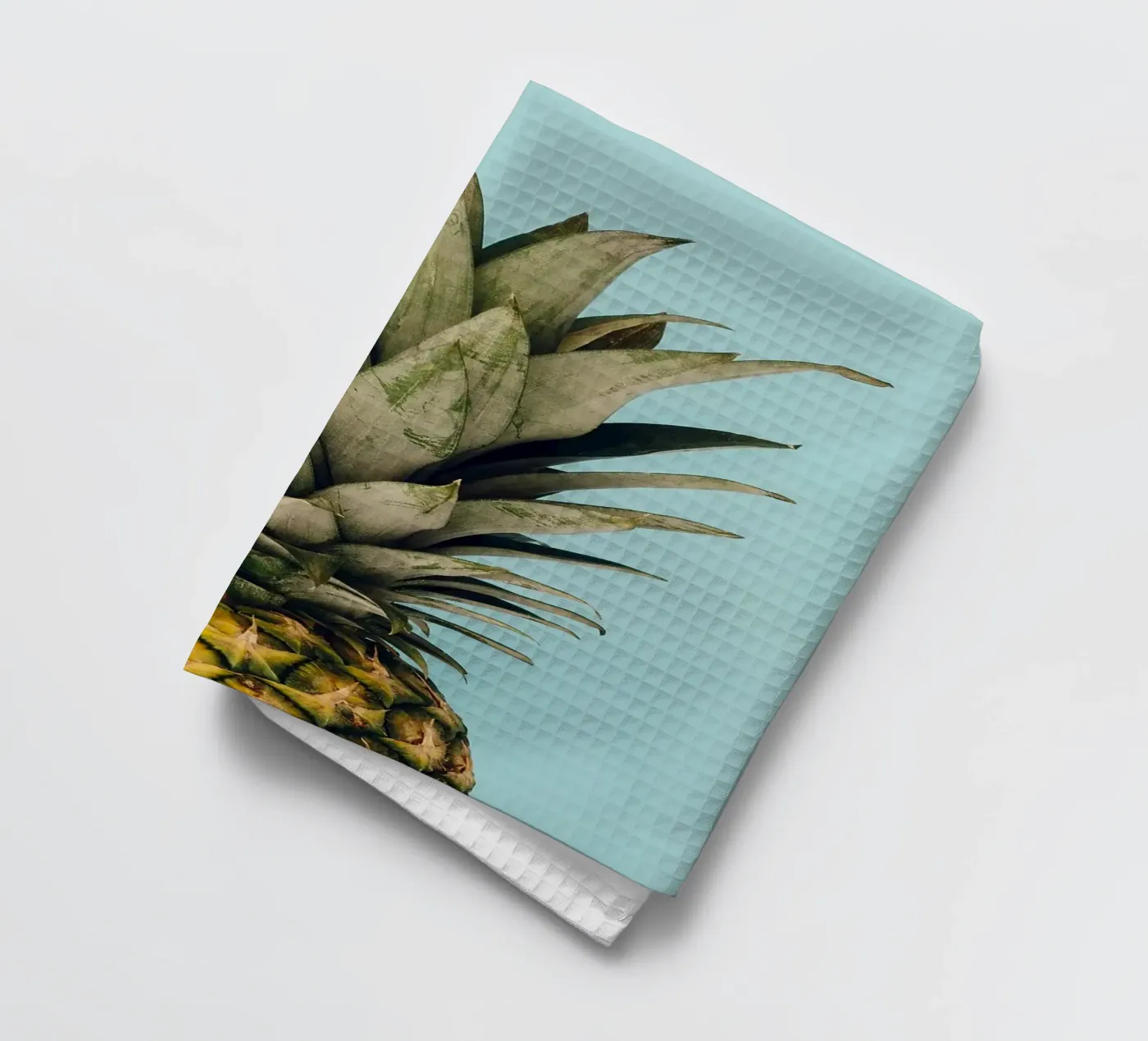 pineapple tea towel by Abstract Botanical Art