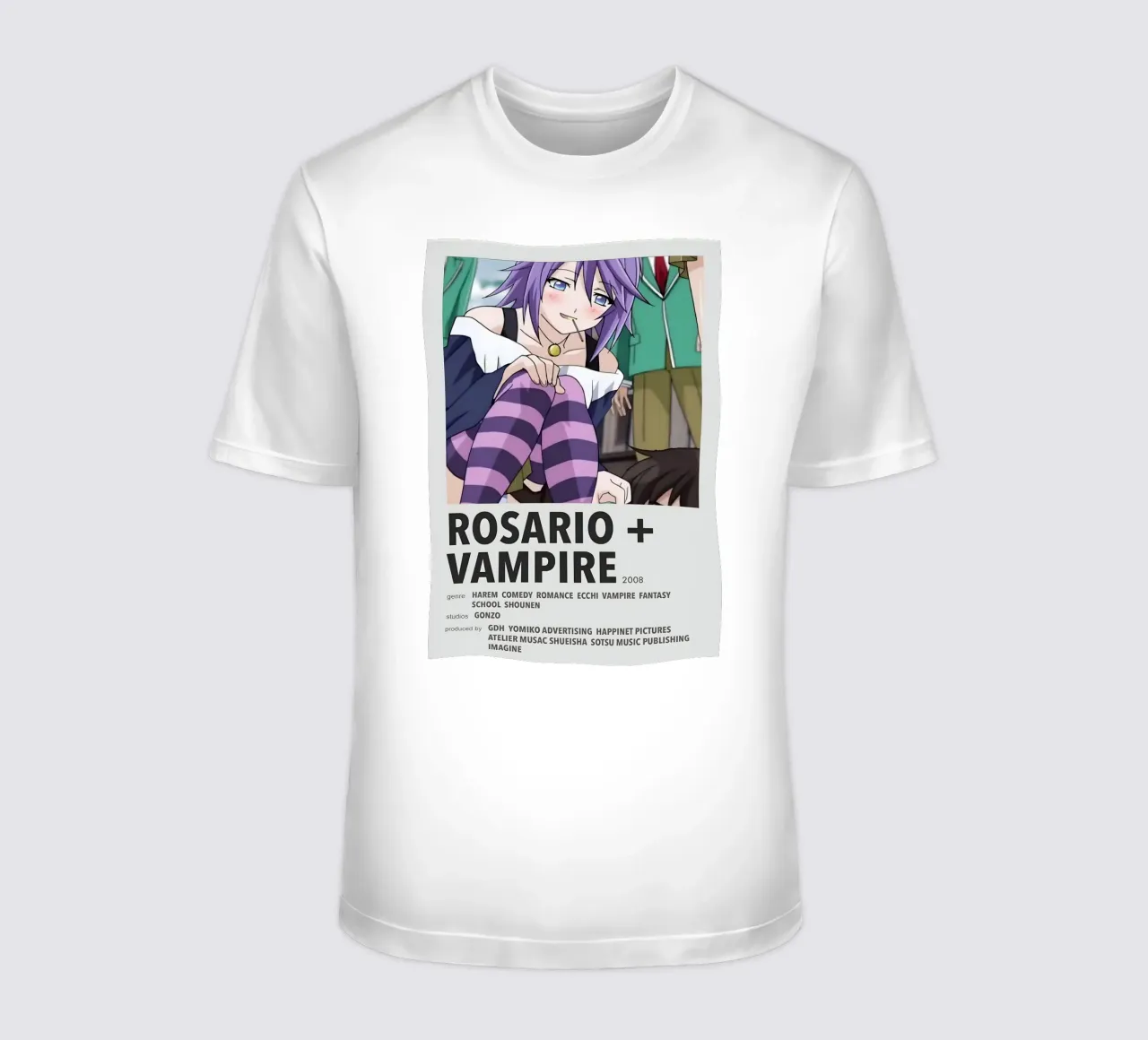 ROSARIO + VAMPIRE  2008 t-shirt da Totoya