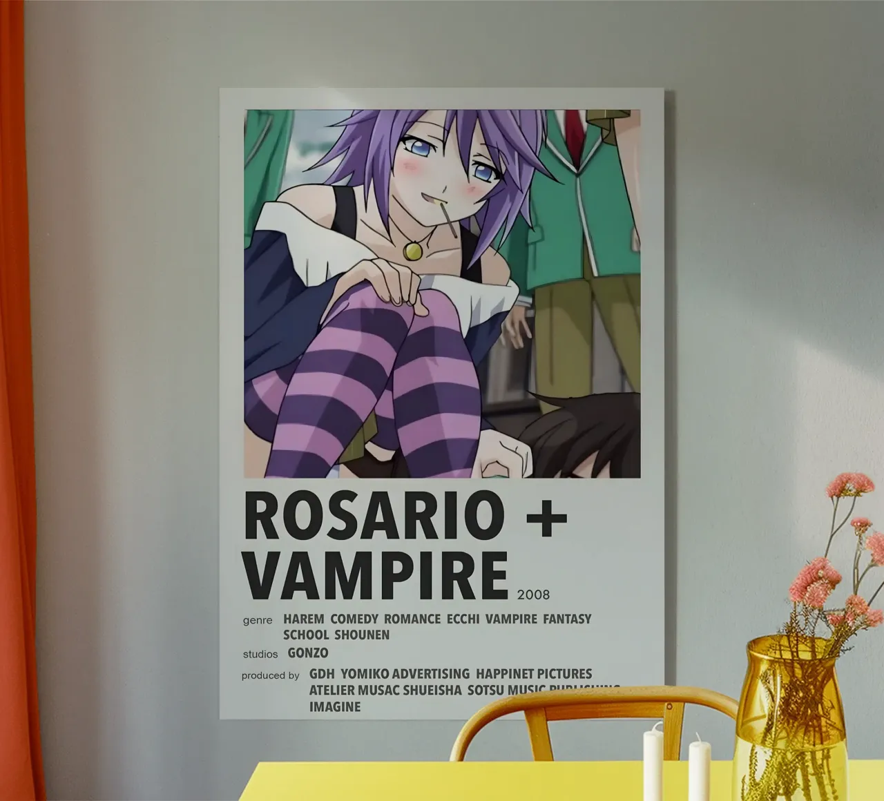 ROSARIO + VAMPIRE  2008 plexiglass da Totoya