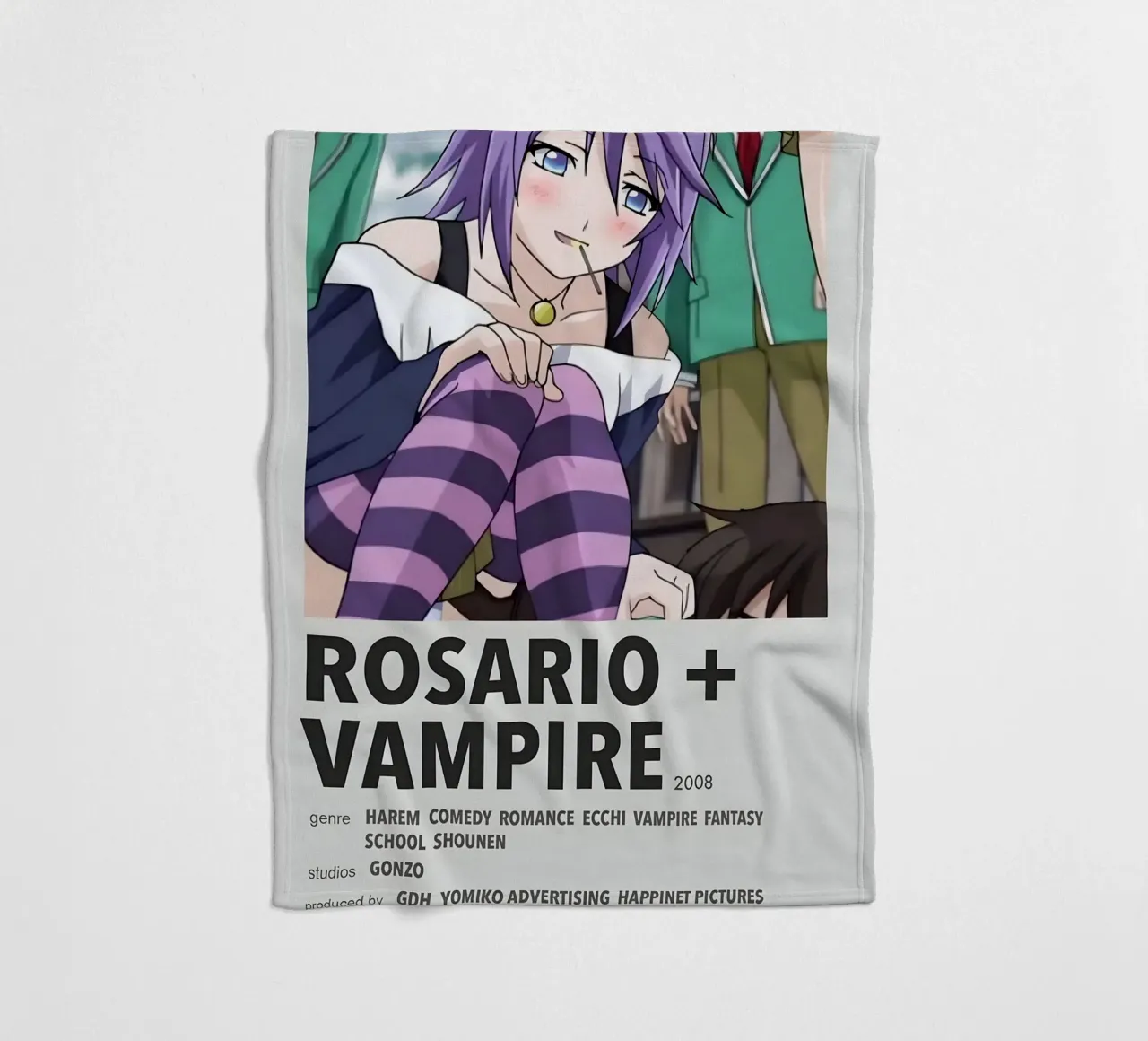 ROSARIO + VAMPIRE  2008 coperta in pile da Totoya
