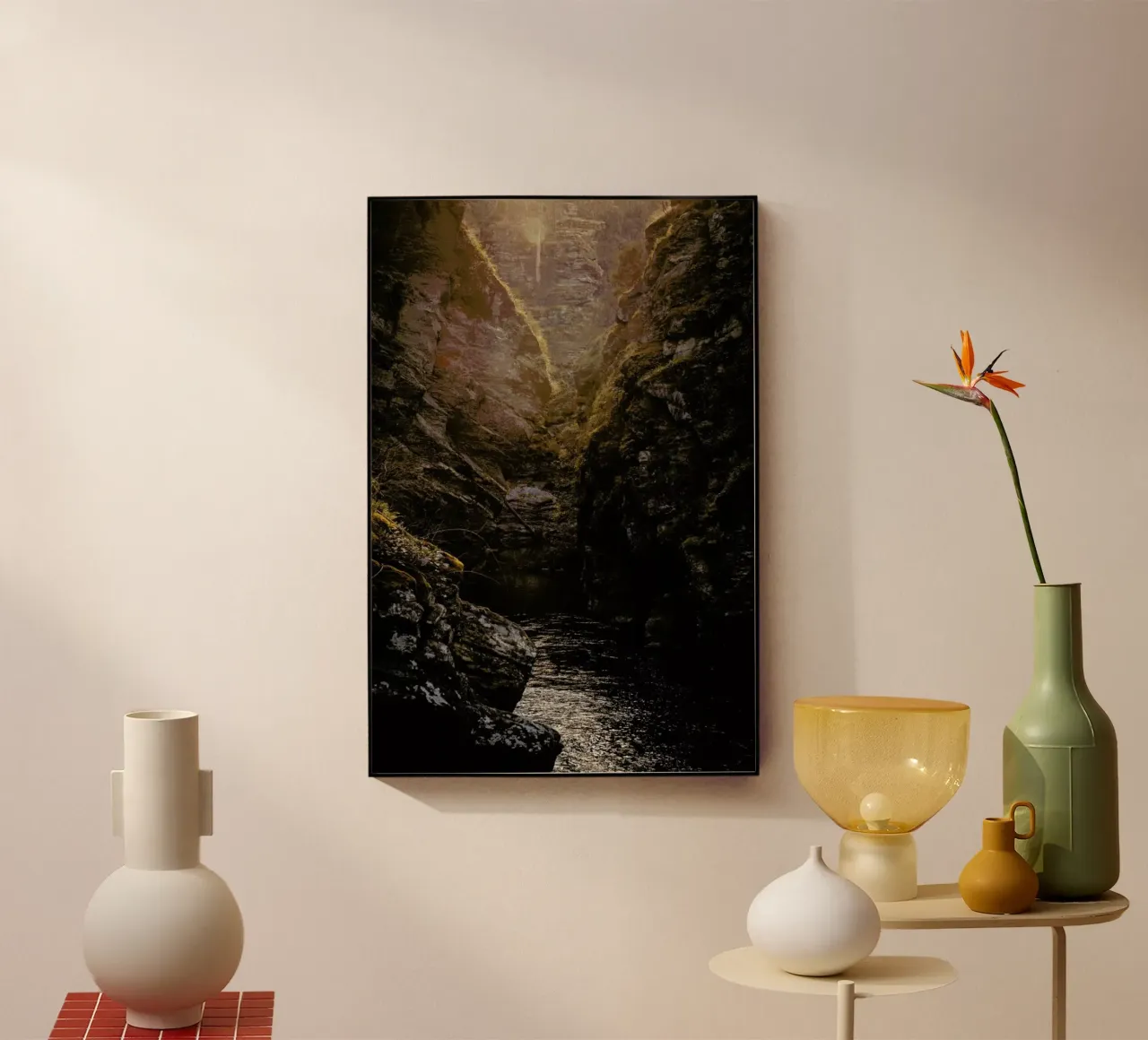 Golden Light plexiglass da Ingrid Beddoes