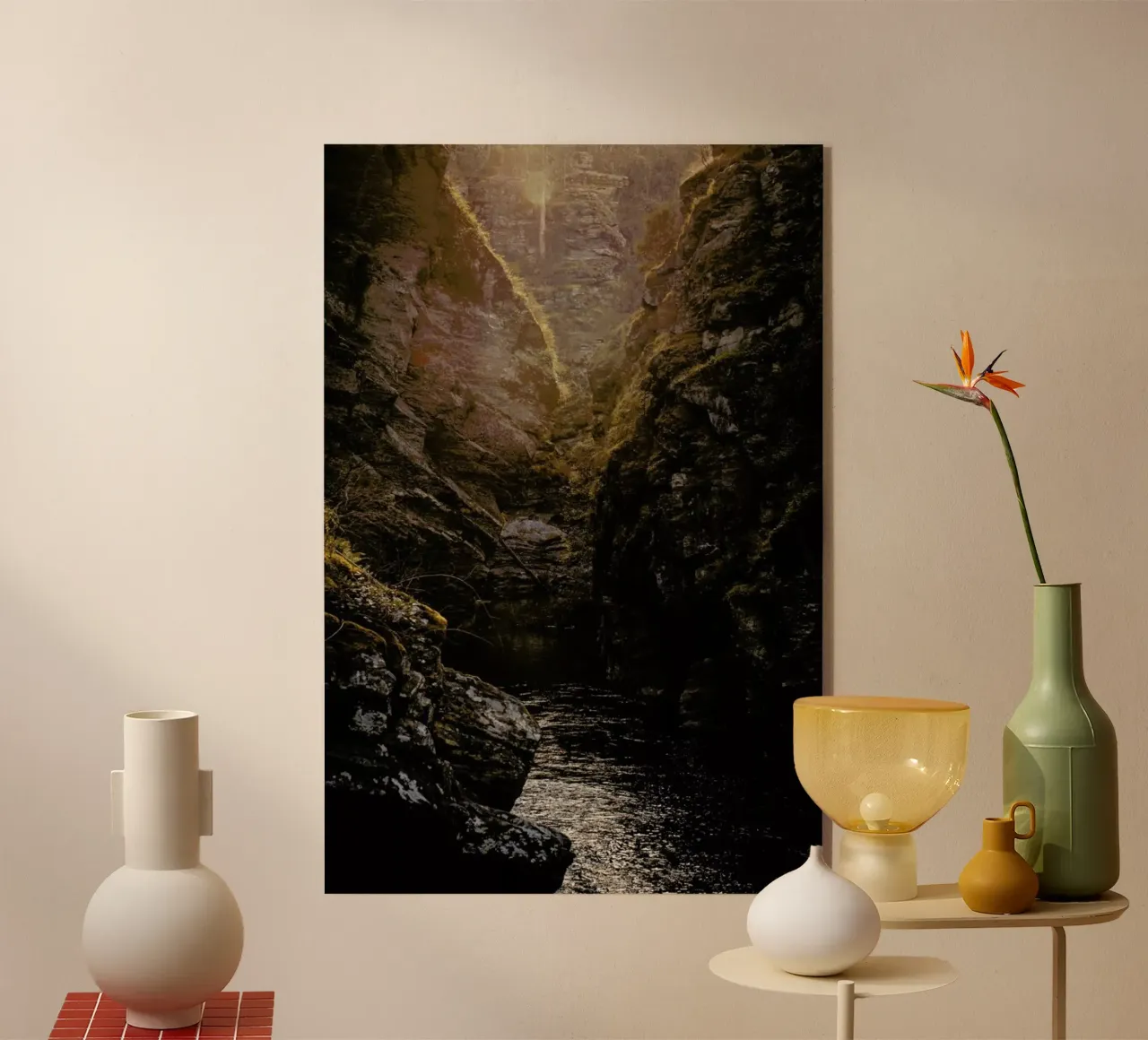 Golden Light plexiglass da Ingrid Beddoes