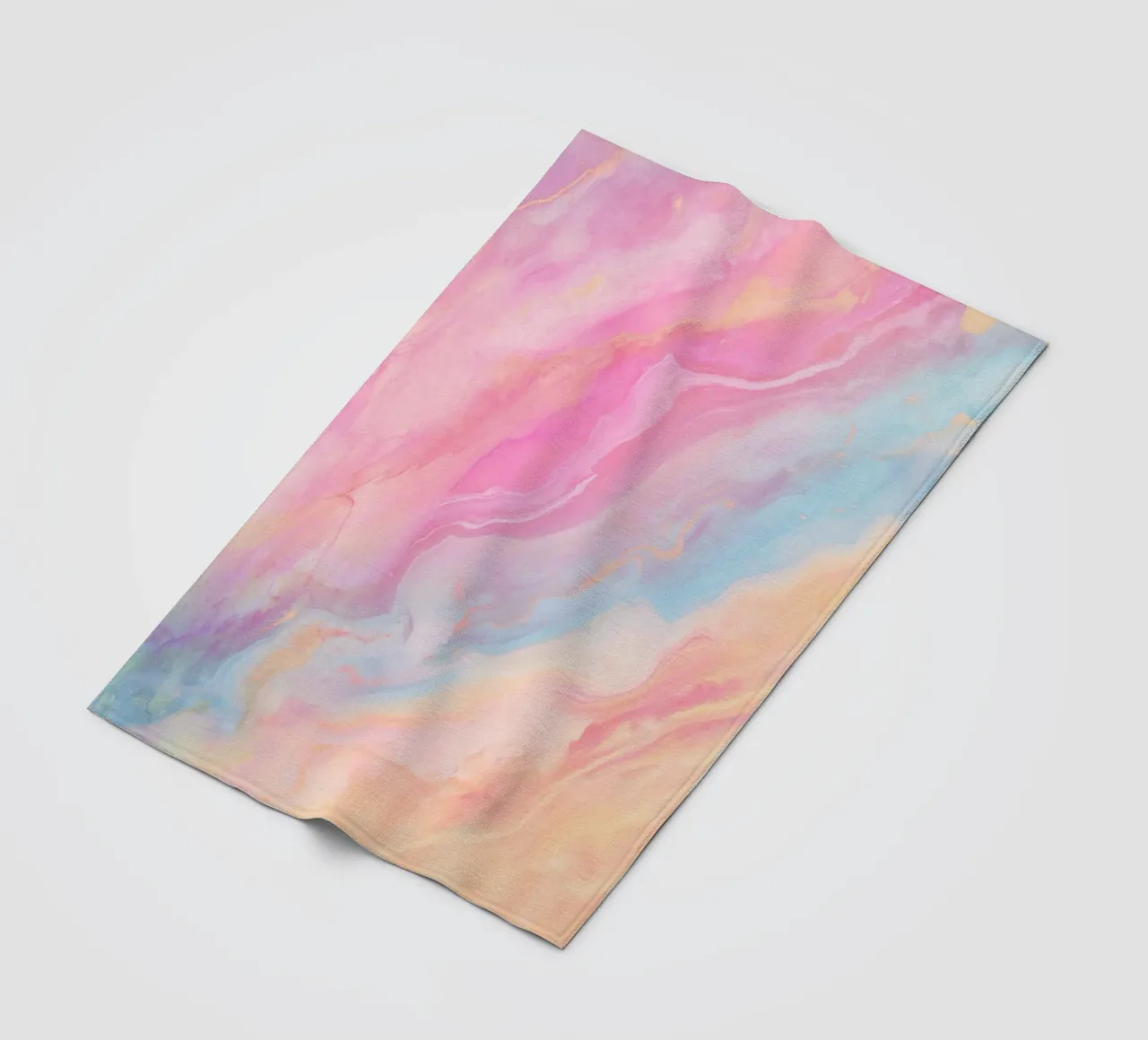 Vloeibare schaduwen fleecedeken van cafelab