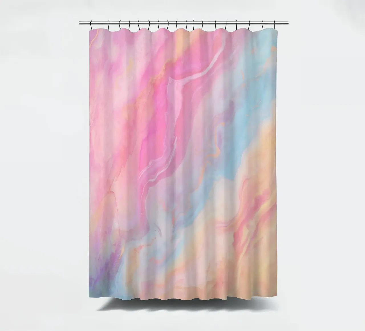 Vloeibare schaduwen douchegordijn van cafelab