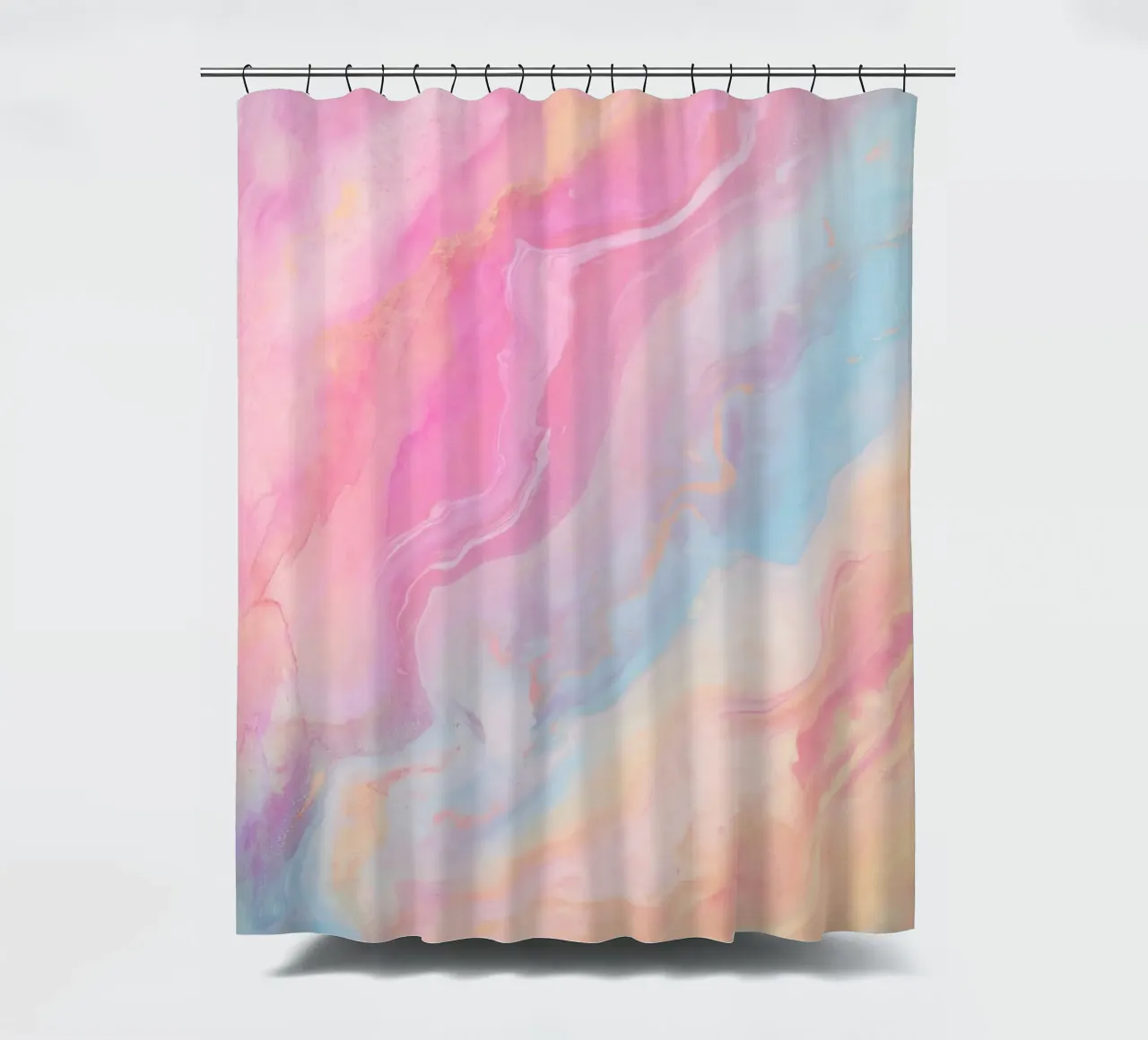 Vloeibare schaduwen douchegordijn van cafelab