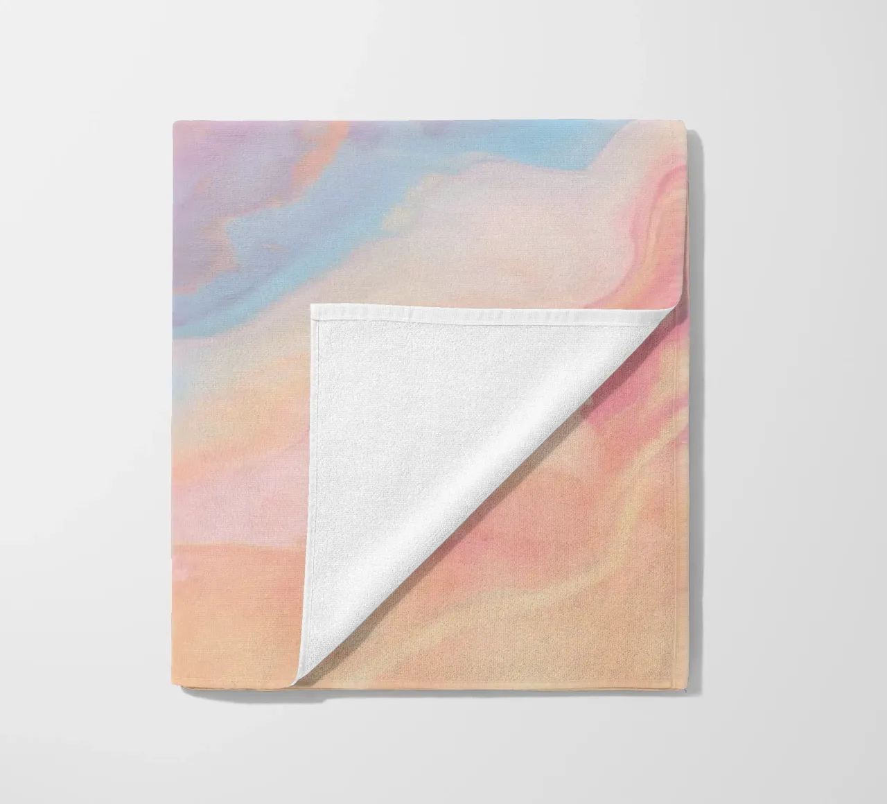 Vloeibare schaduwen strandhanddoek van cafelab