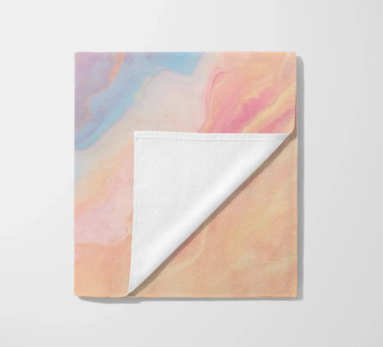 Vloeibare schaduwen strandhanddoek van cafelab