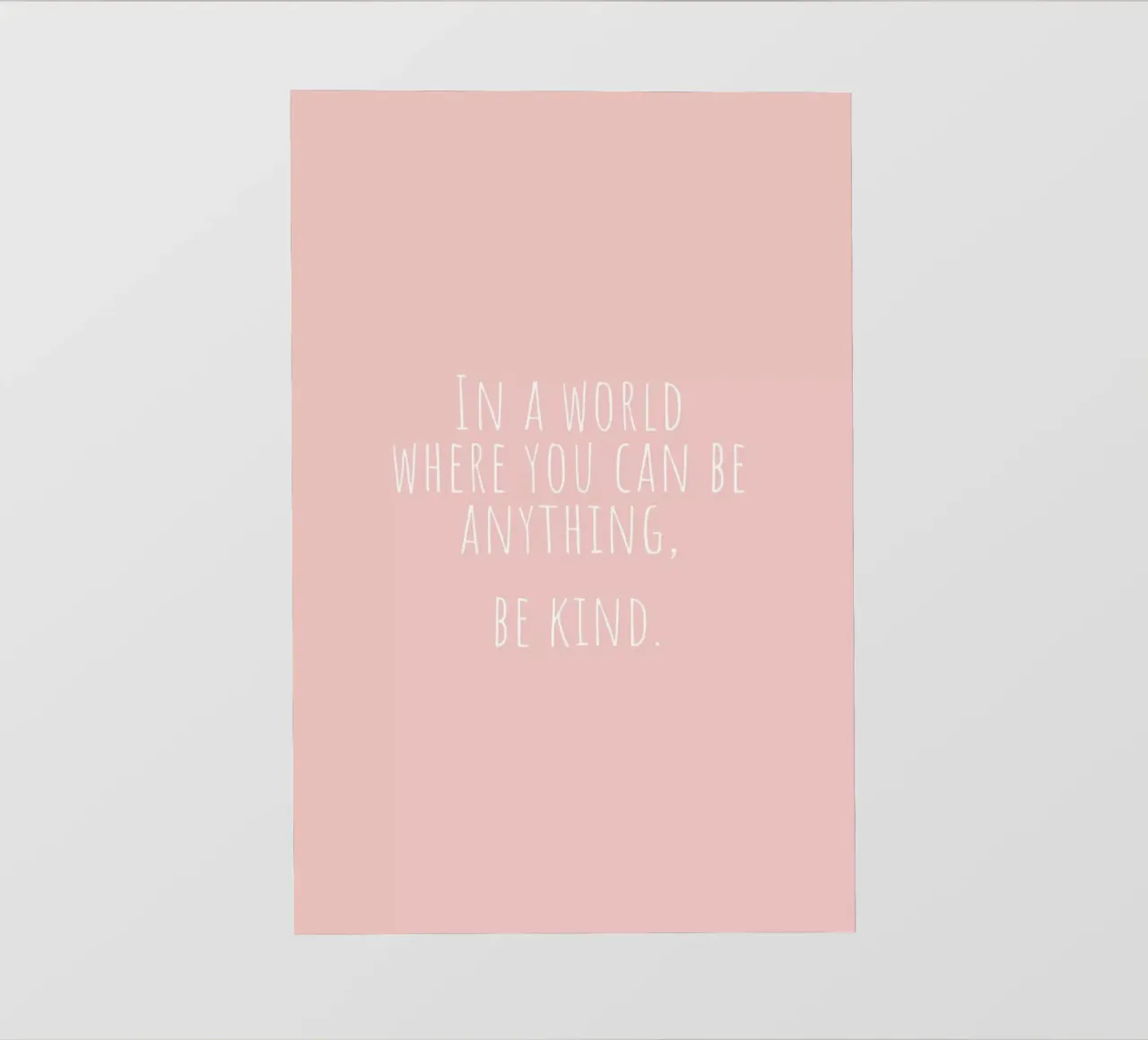 Be Kind telo in pvc da Ayleen