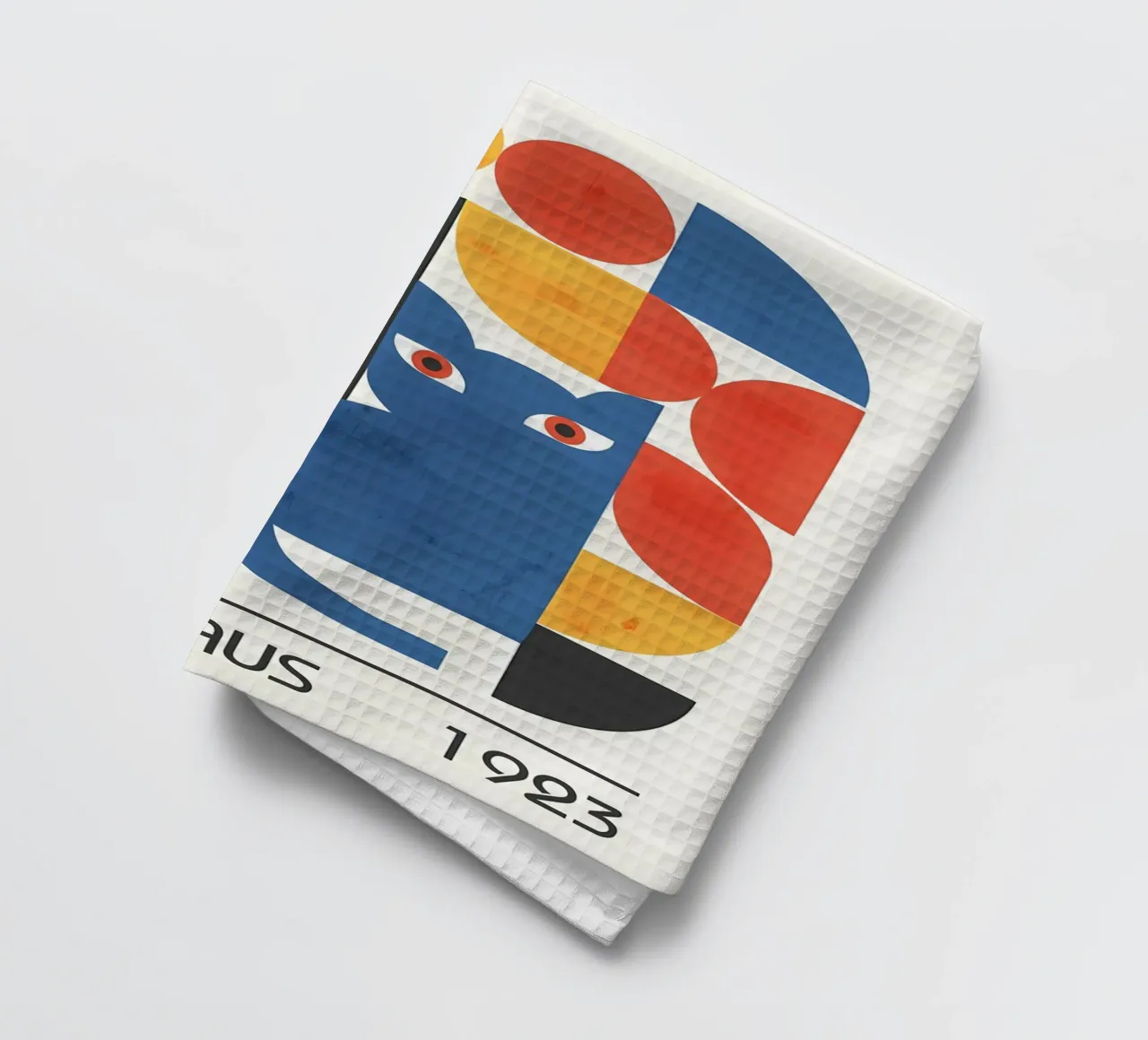 gatti forme astratte elementi grafici canovaccio da cucina da MinimalistPosterCharles