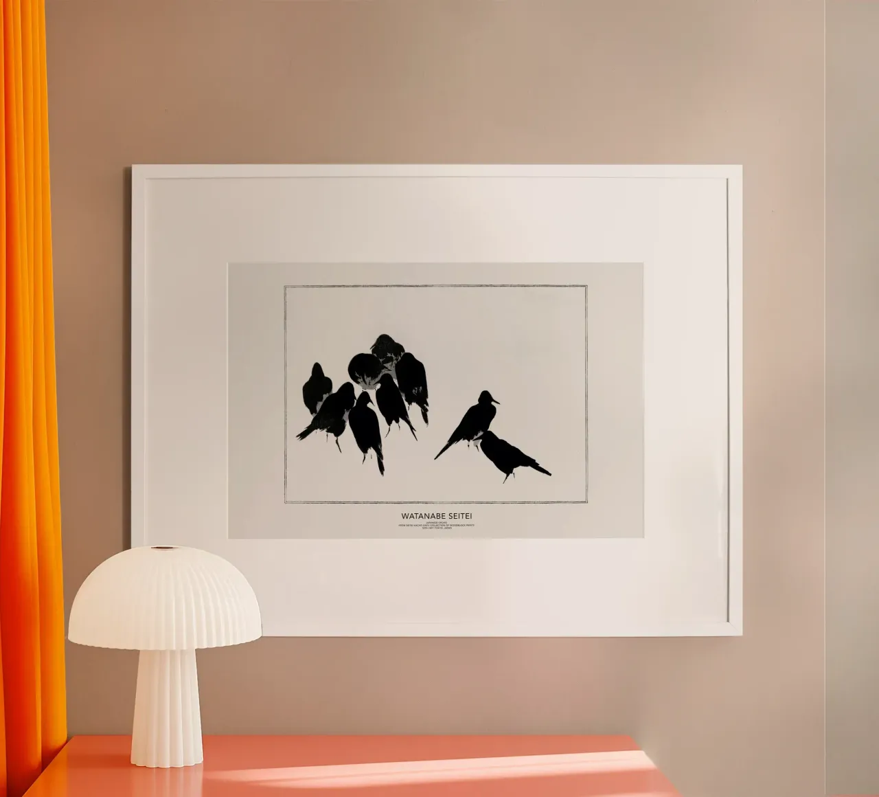 Seitei - Japanese Crows poster da Vintage by JUNIQE