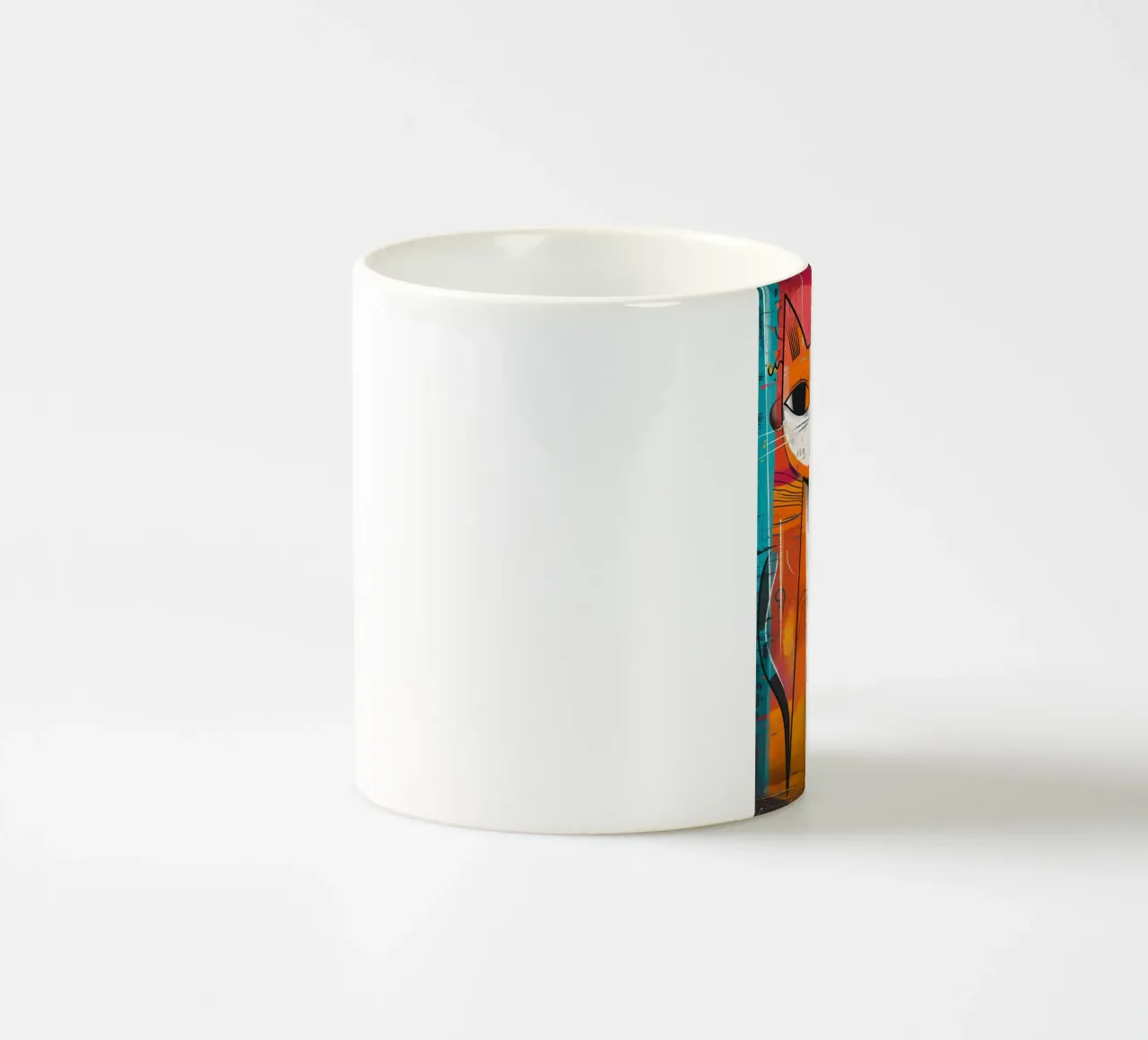 gatti felini baffi code tazza in ceramica da Dale Edward YoungJr