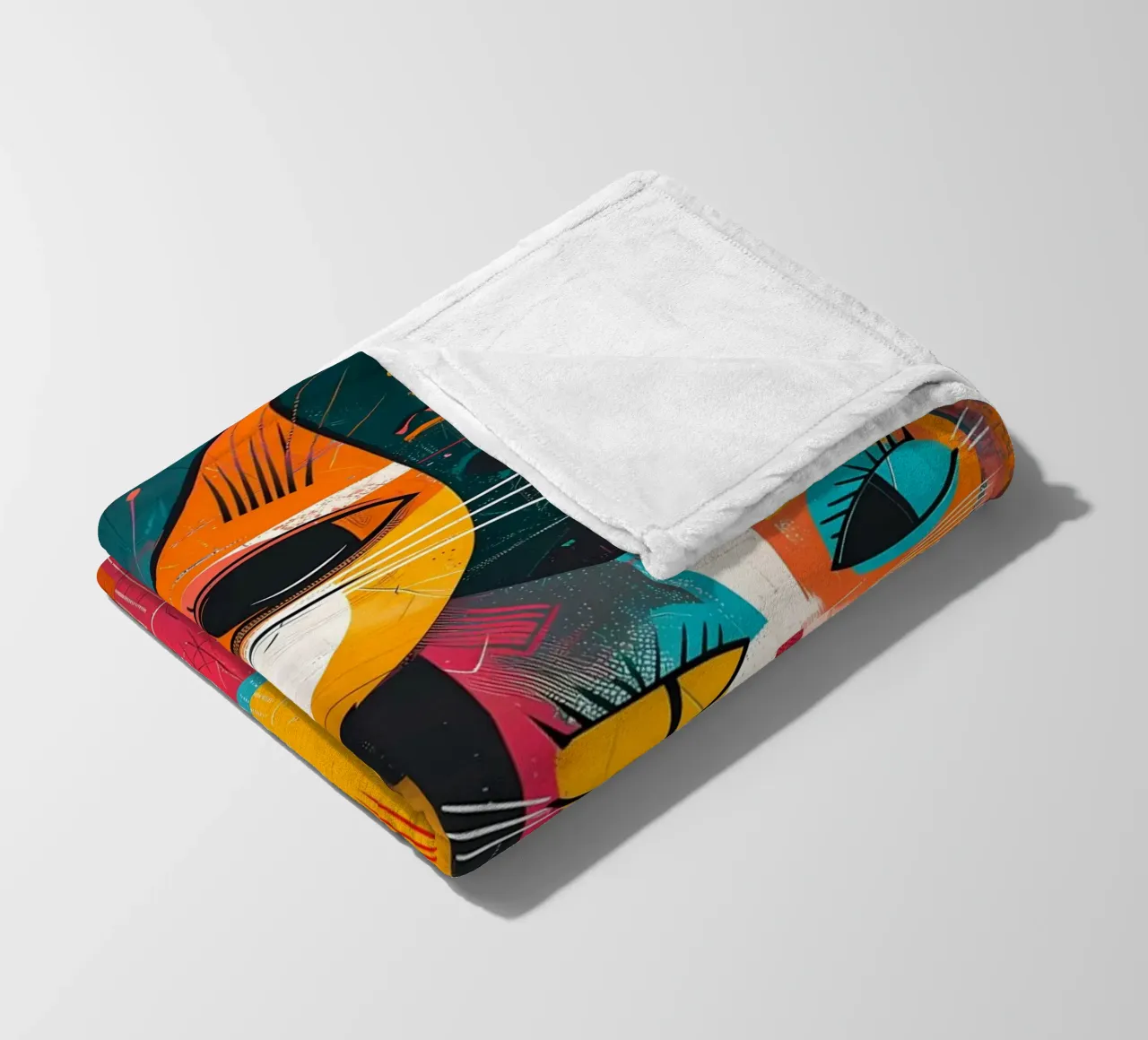 gatti felini baffi code coperta in pile da Dale Edward YoungJr