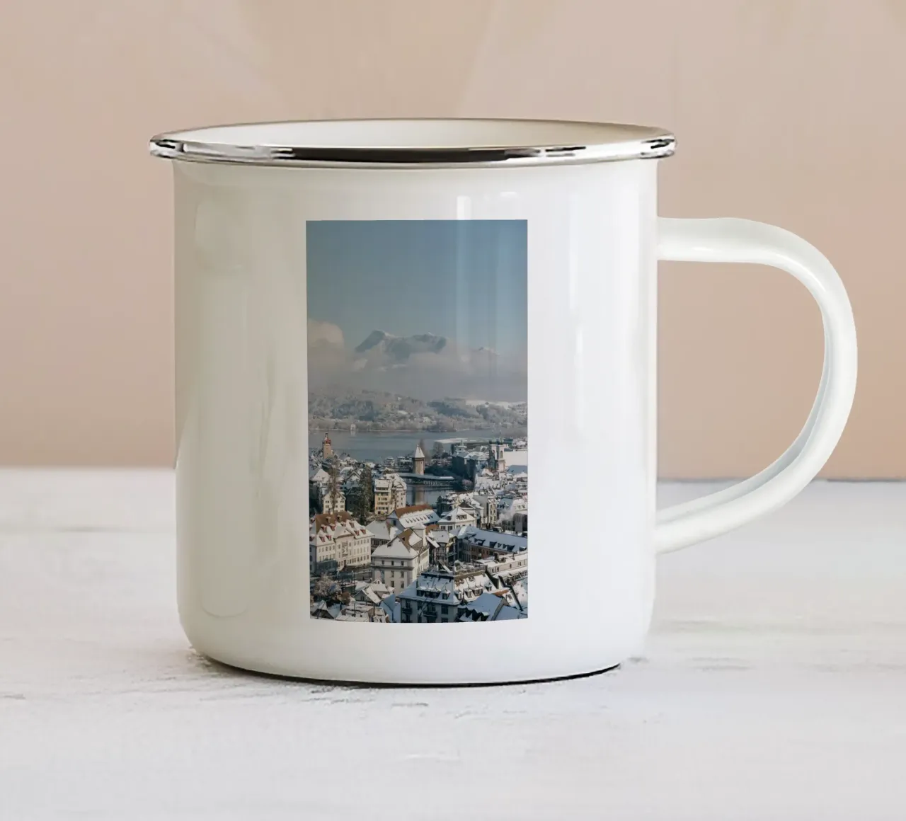 Meraviglia invernale di Lucerna tazza in smalto da LucernePictures