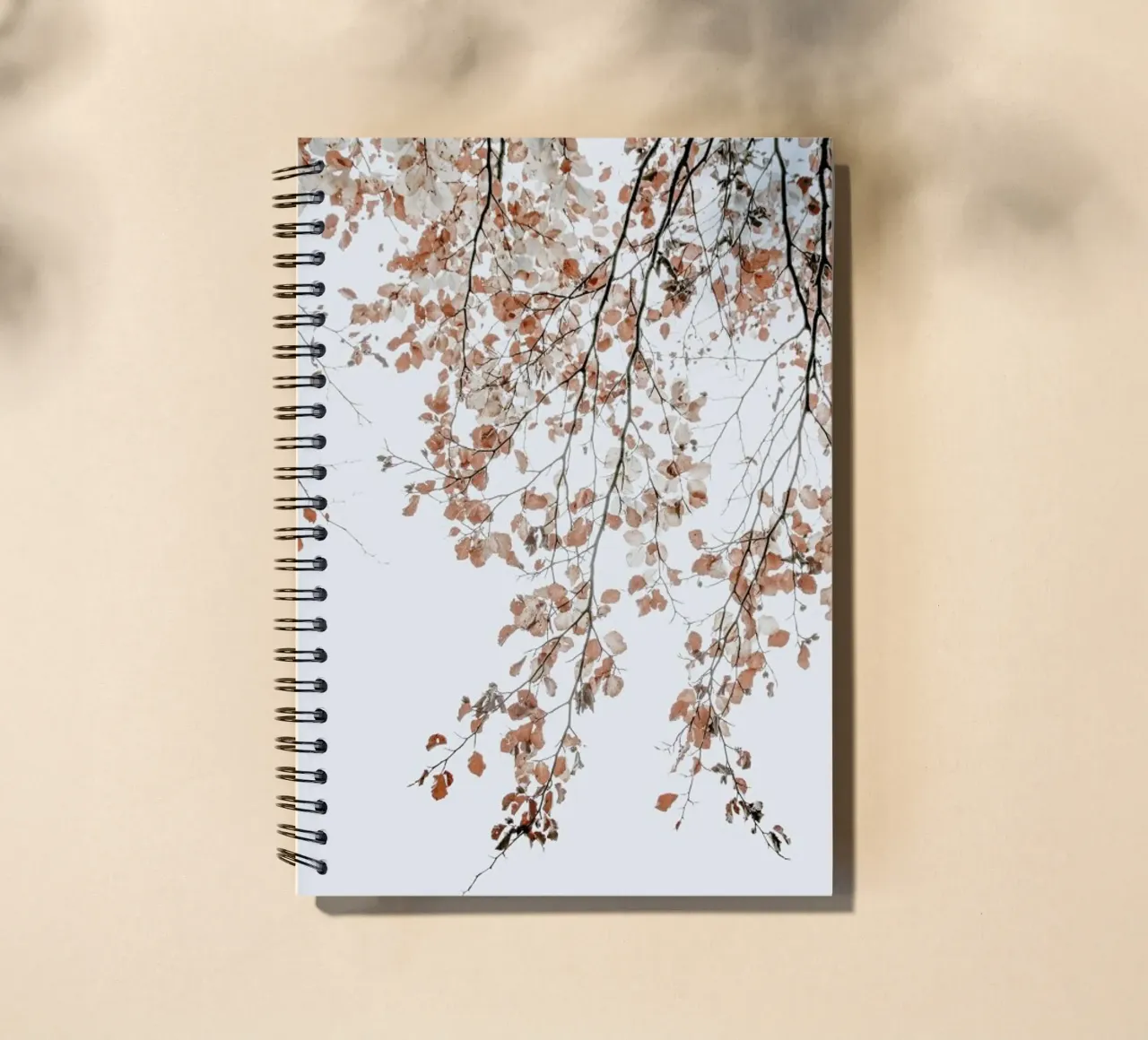Under the Tree Fagus Syl Birch Tree spiral notebook by Monika Strigel