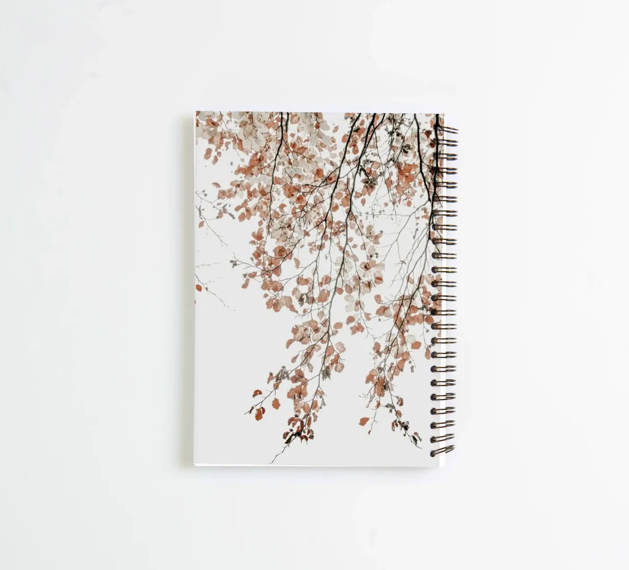 Under the Tree Fagus Syl Birch Tree spiral notebook by Monika Strigel
