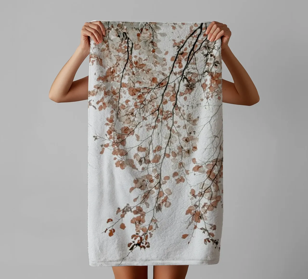 Under the Tree Fagus Syl Birch Tree towel by Monika Strigel