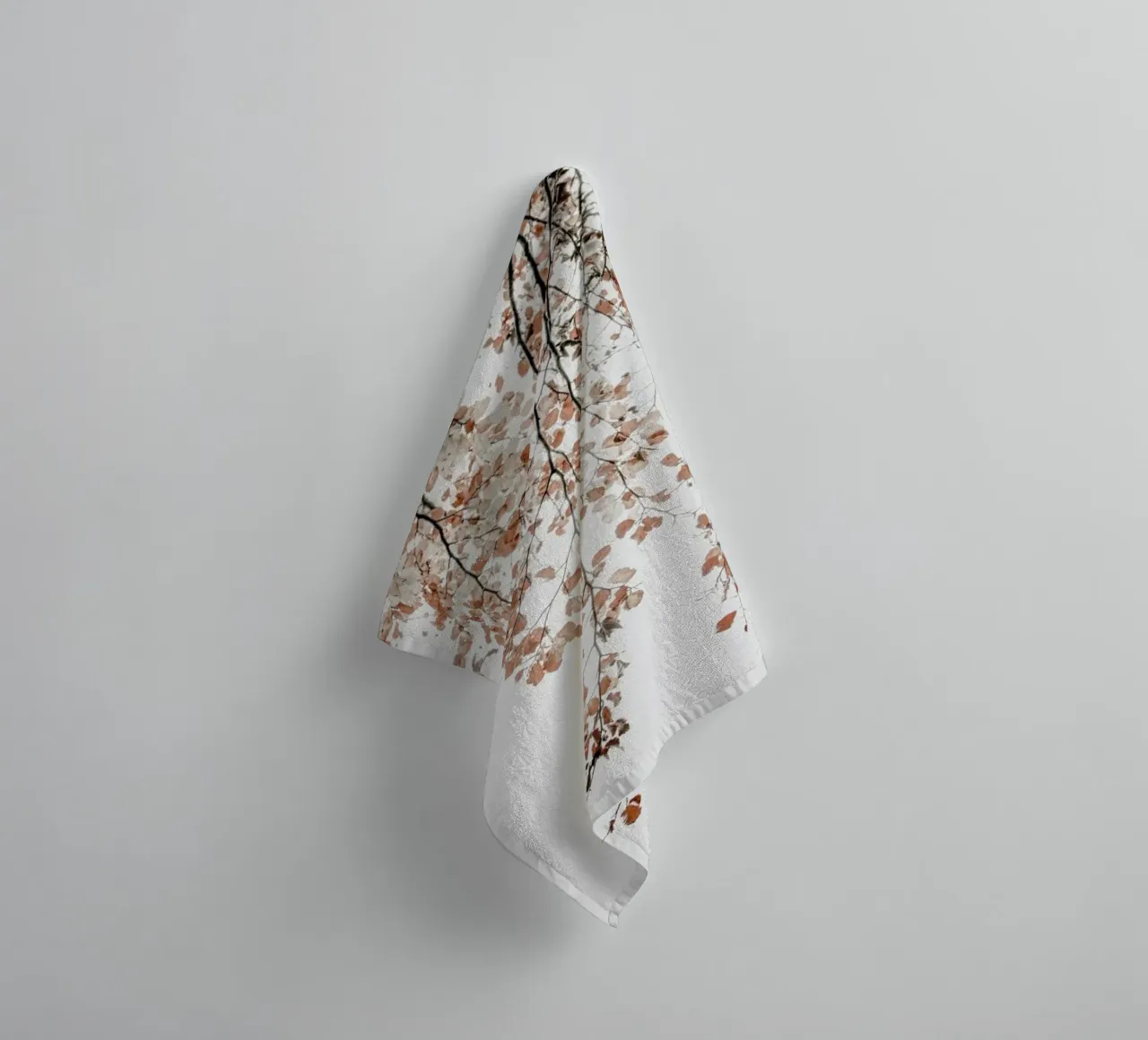 Under the Tree Fagus Syl Birch Tree towel by Monika Strigel