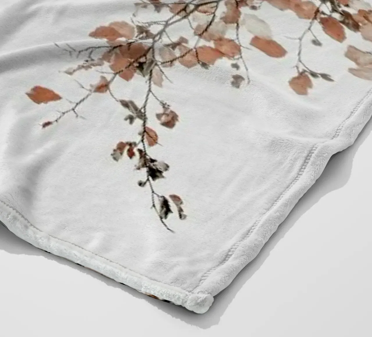 Under the Tree Fagus Syl Birch Tree fleece blanket by Monika Strigel