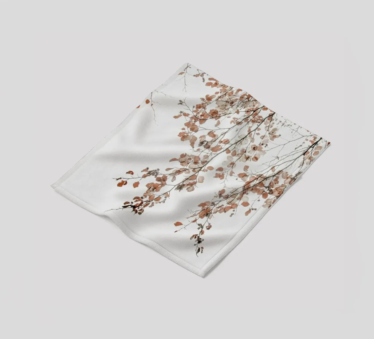 Under the Tree Fagus Syl Birch Tree fleece blanket by Monika Strigel