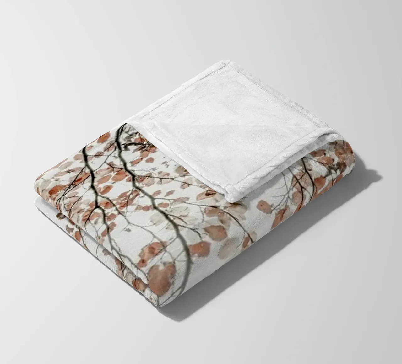 Under the Tree Fagus Syl Birch Tree fleece blanket by Monika Strigel