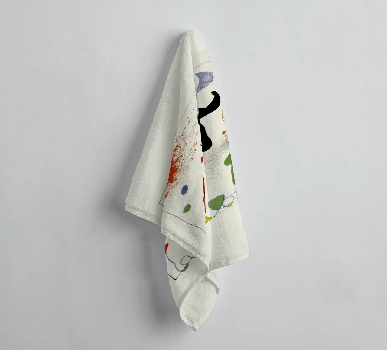 Acrobates dans le jardin de nuit Joan Miro serviette de bain de phillipp veisenberg