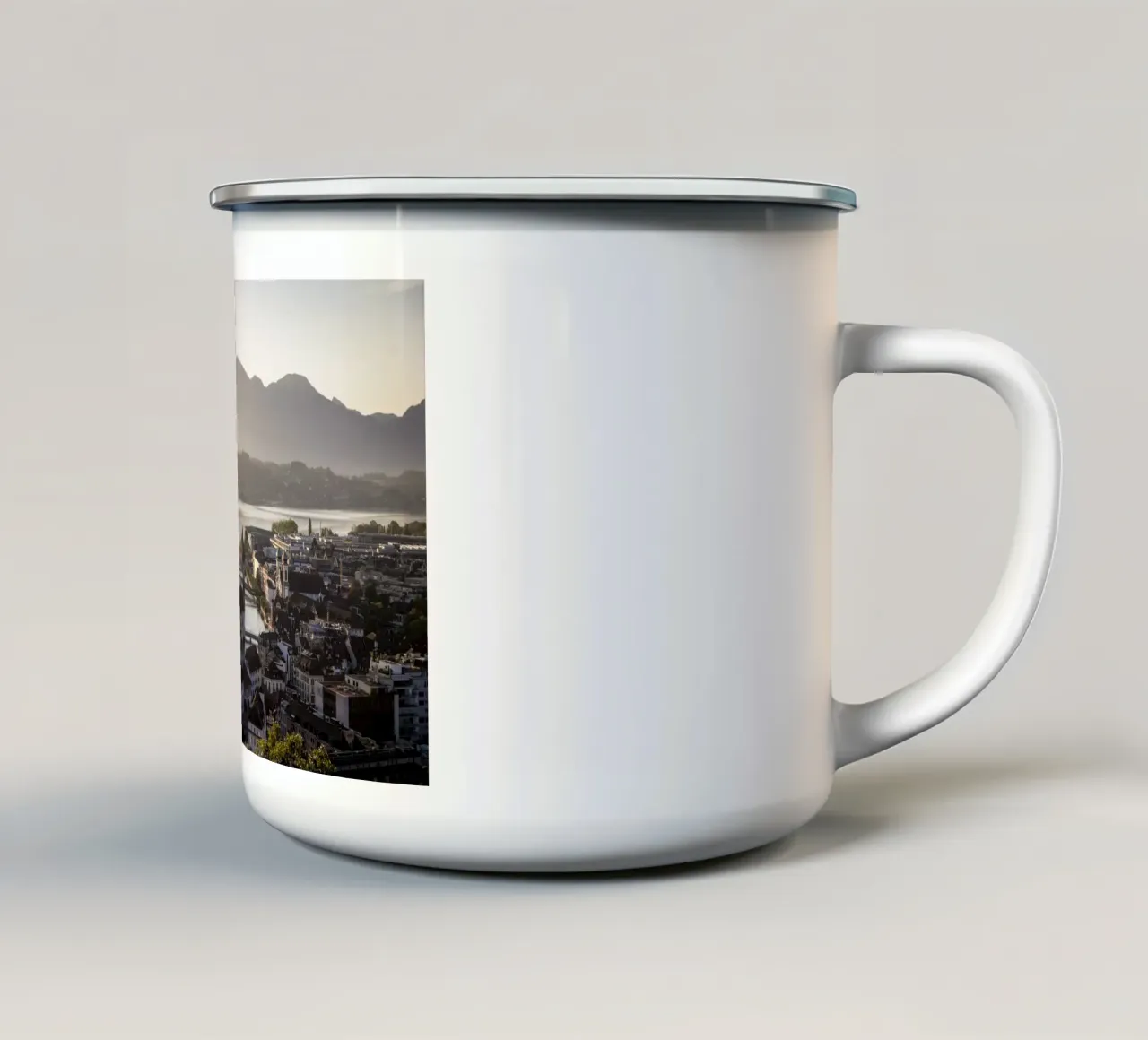 Alba a Lucerna tazza in smalto da LucernePictures