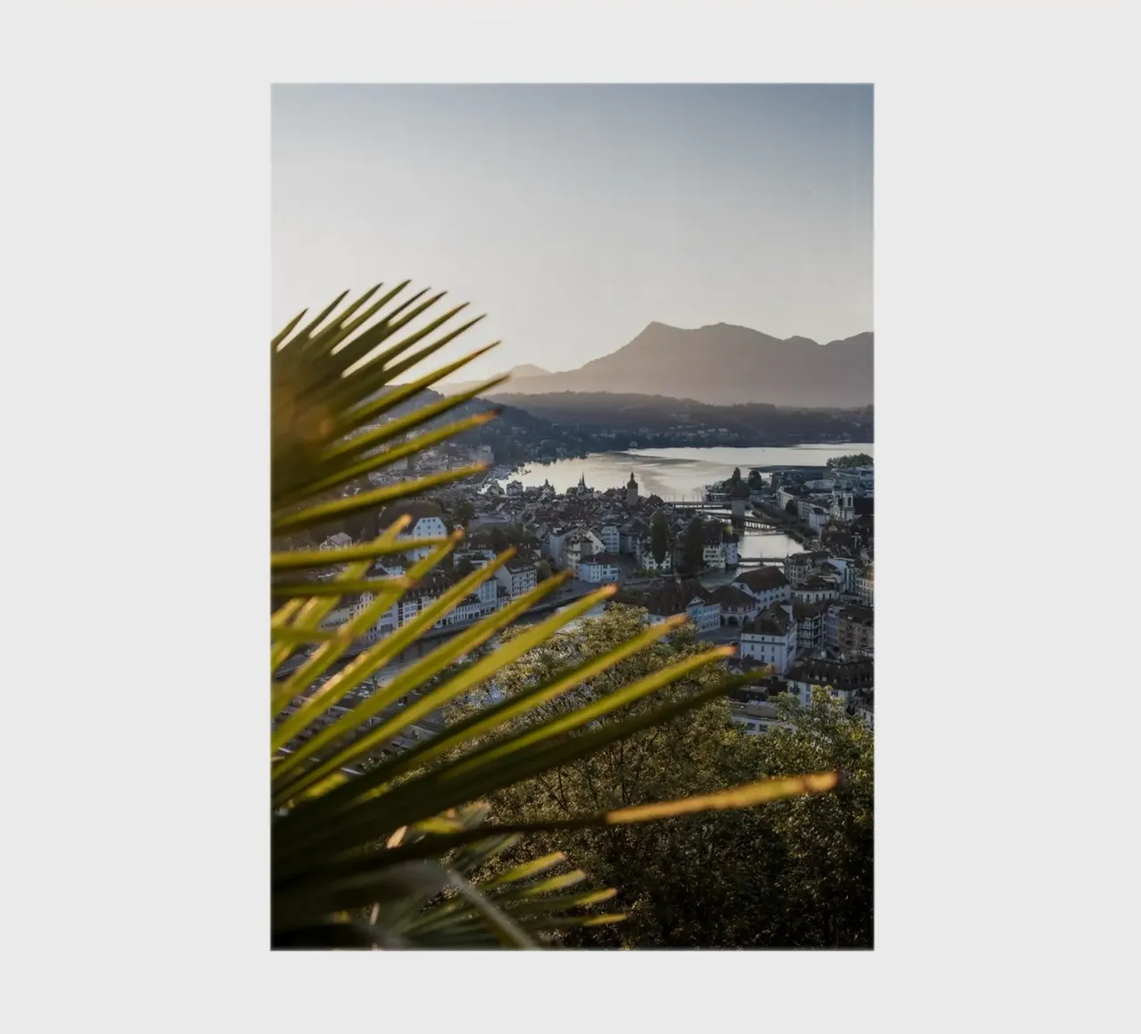 Lucerne Sunrise from Chateau Gütsch notebook by LucernePictures