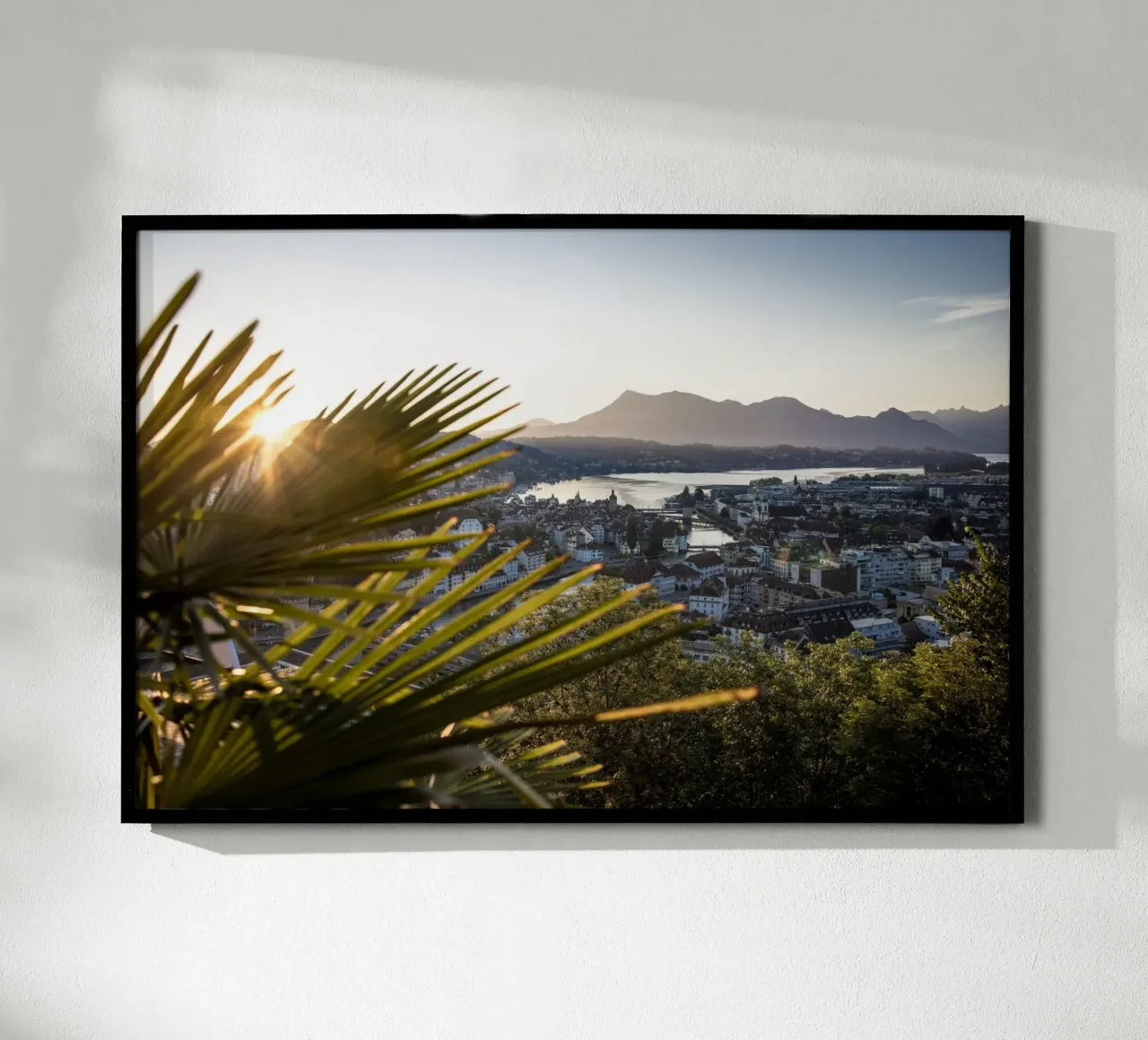 Alba di Lucerna da Chateau Gütsch carta hahnemühle da LucernePictures