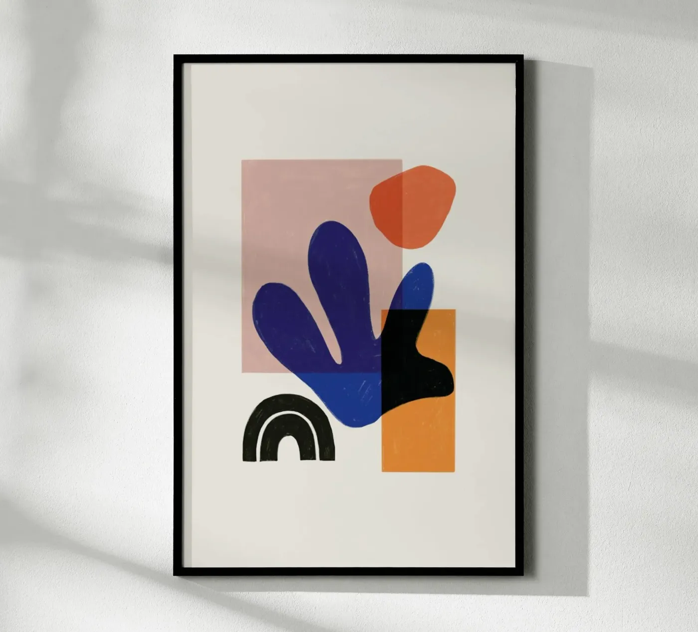 Boho Blue poster by Mottos by Sinan Saydik