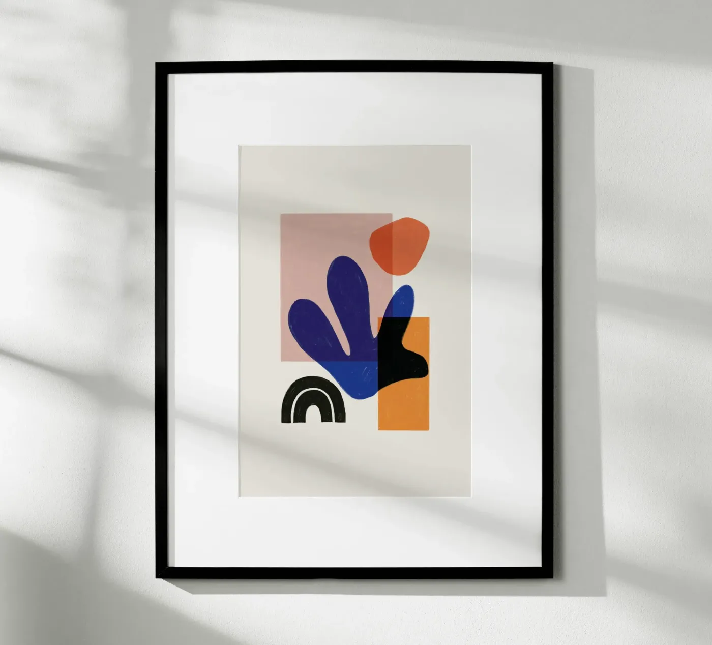 Boho Blue poster by Mottos by Sinan Saydik