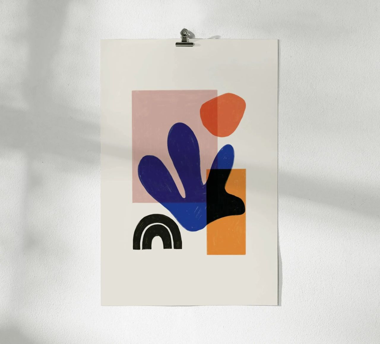 Boho Blue poster de Mottos by Sinan Saydik