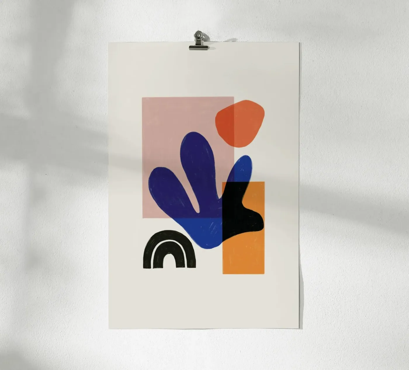 Boho Blue poster by Mottos by Sinan Saydik