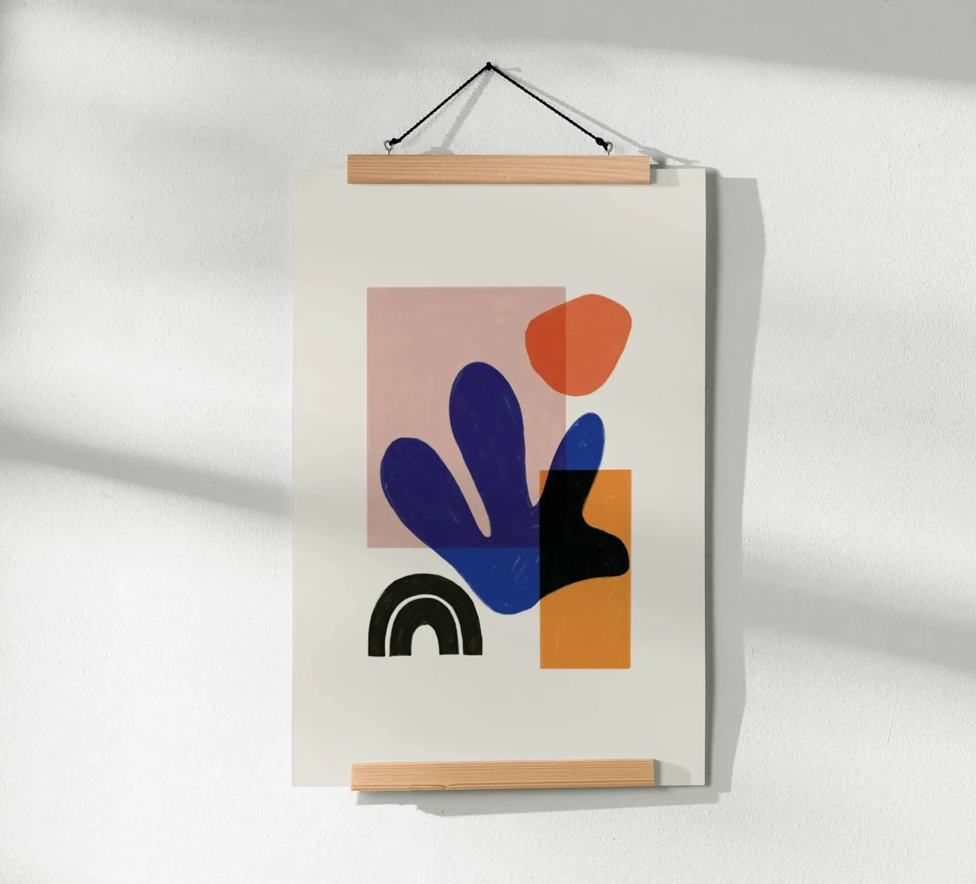 Boho Blue poster by Mottos by Sinan Saydik