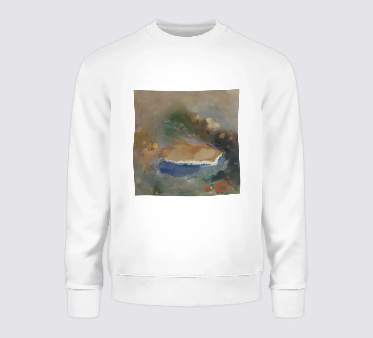Odilon Redon - Ophelia con un pesce azzurro nell'acqua felpa da Wirla