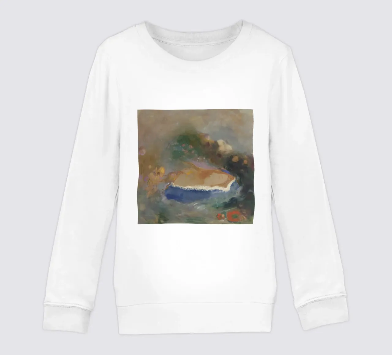 Odilon Redon - Ophelia con un pesce azzurro nell'acqua felpa bambino da Wirla