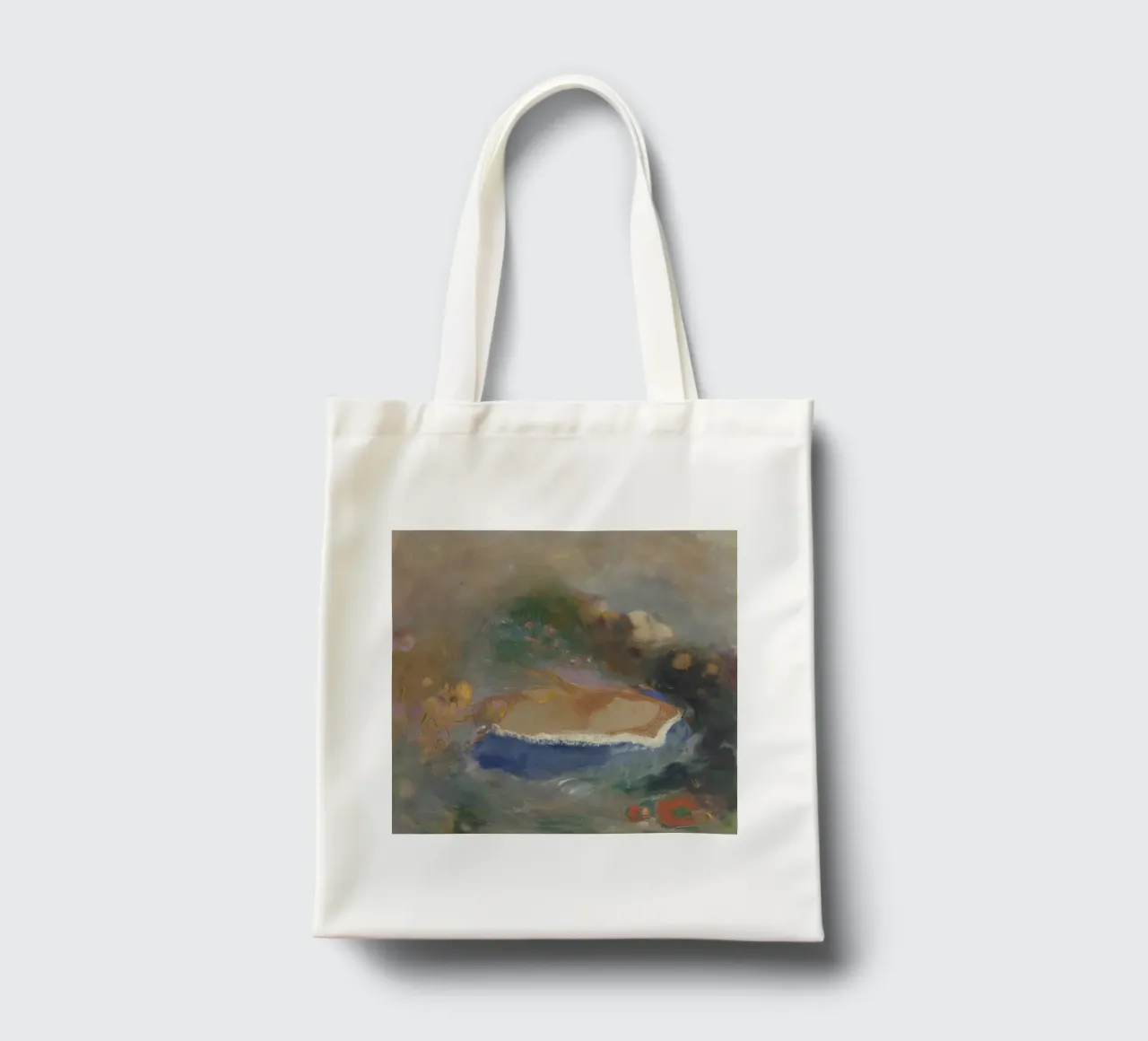 Odilon Redon - Ophelia con un pesce azzurro nell'acqua borsa in juta da Wirla
