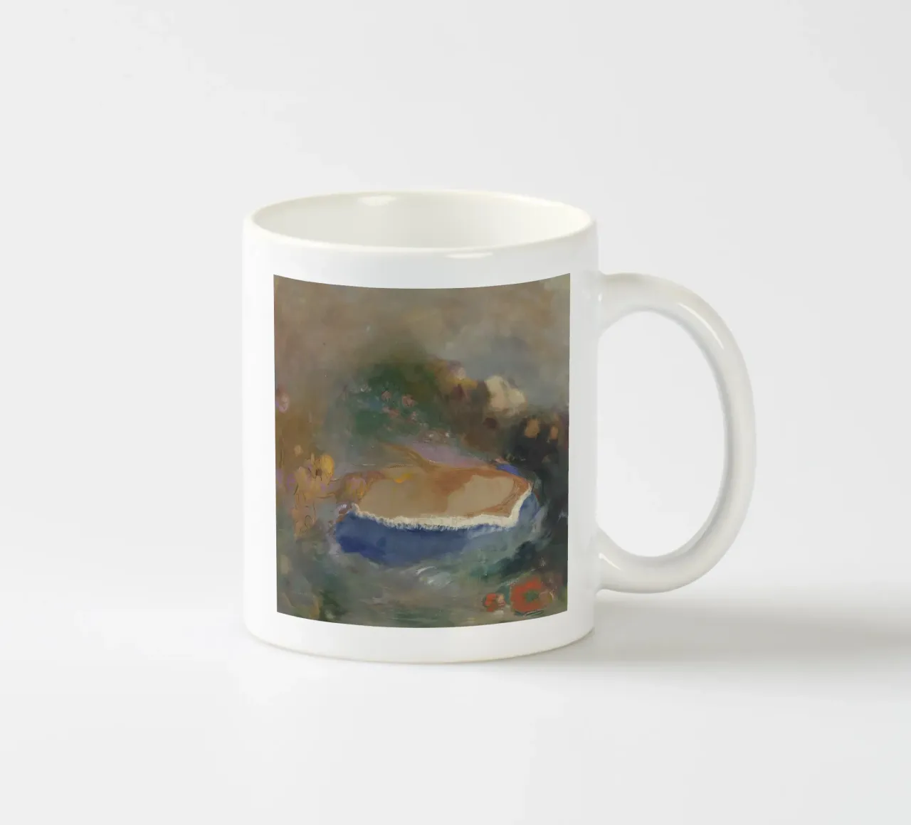 Odilon Redon - Ophelia con un pesce azzurro nell'acqua tazza in ceramica da Wirla