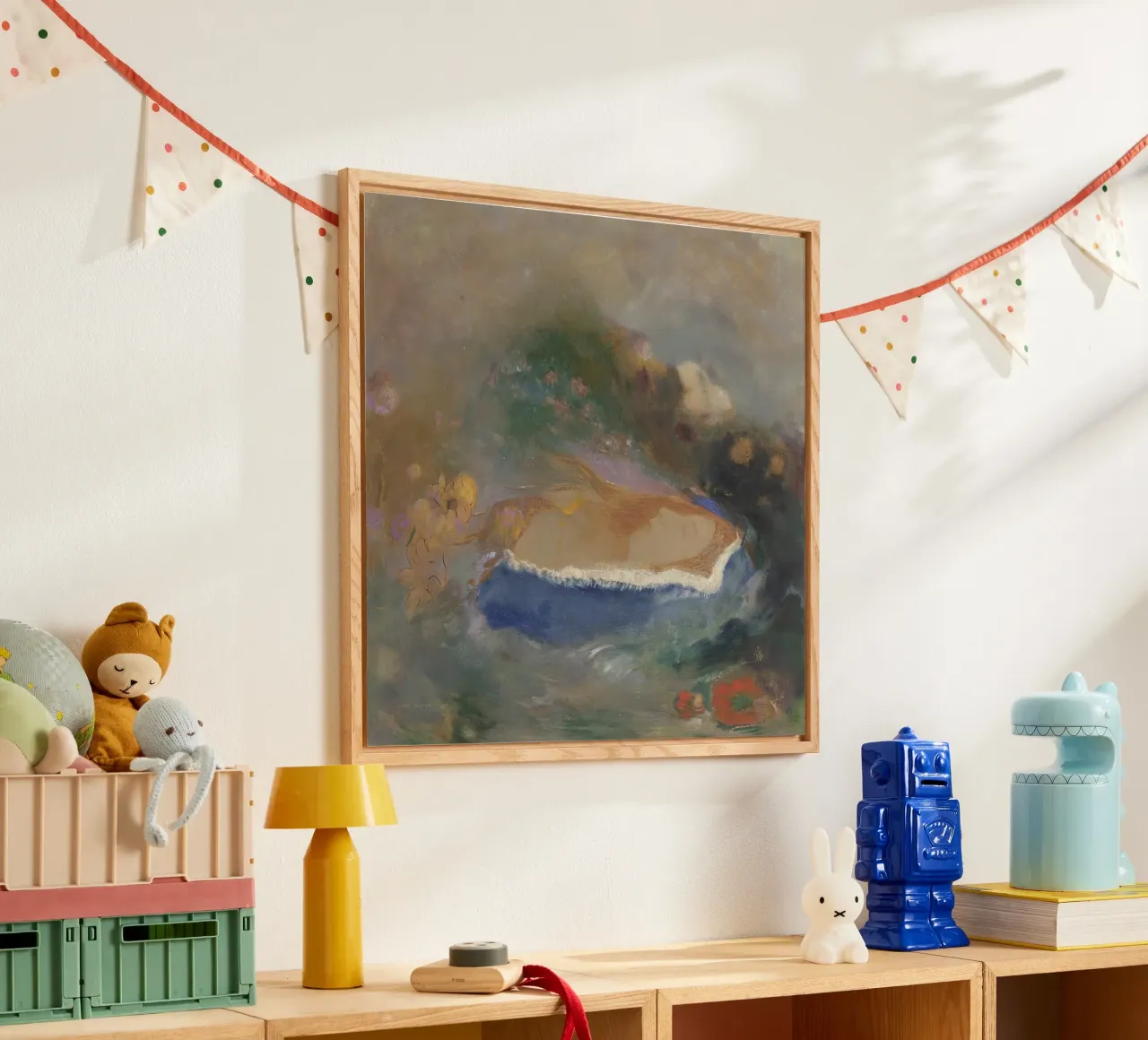 Odilon Redon - Ophelia con un pesce azzurro nell'acqua plexiglass da Wirla