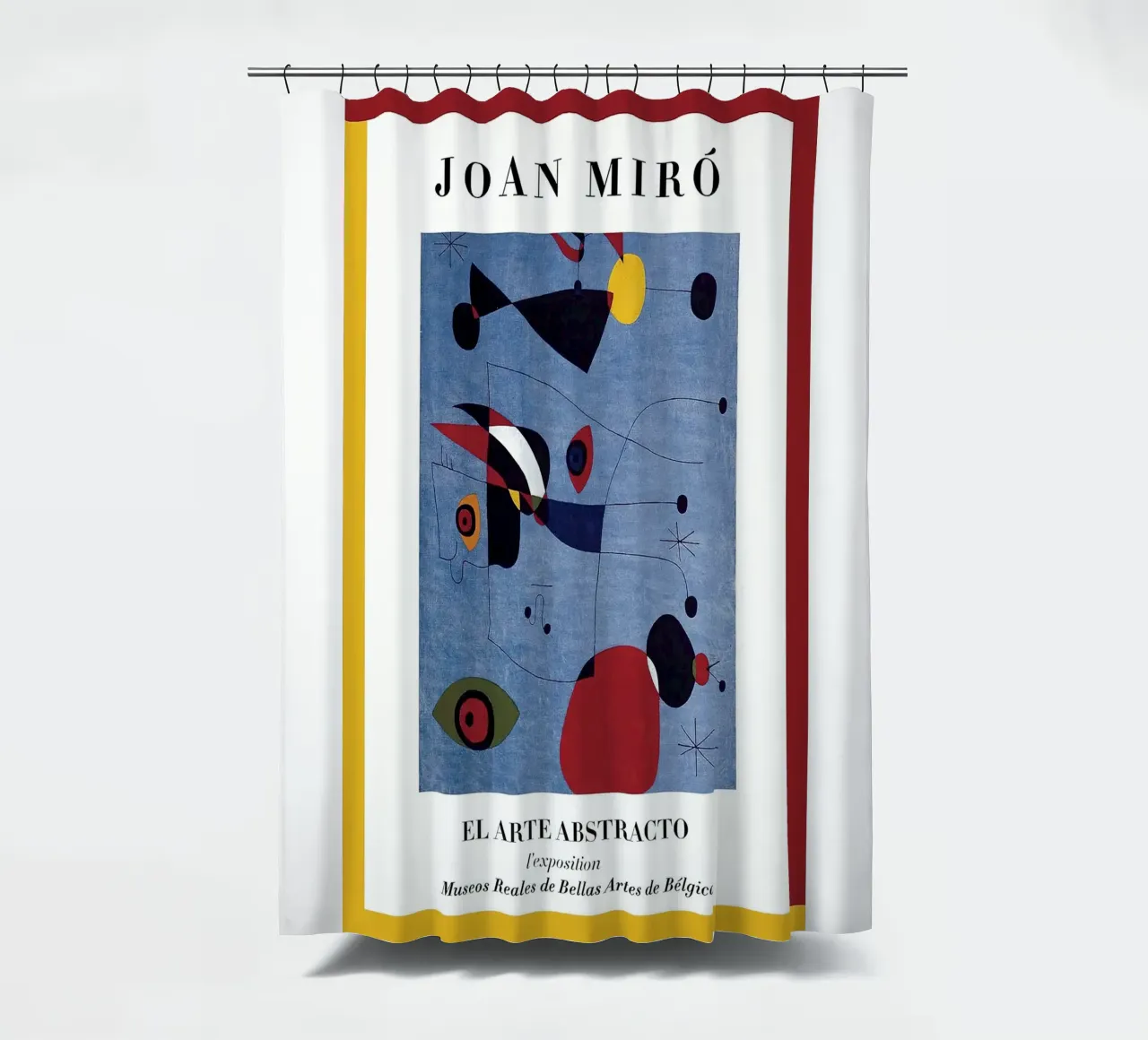 Joan Miro Elarte Zusammenfassung Duschvorhang von phillipp veisenberg