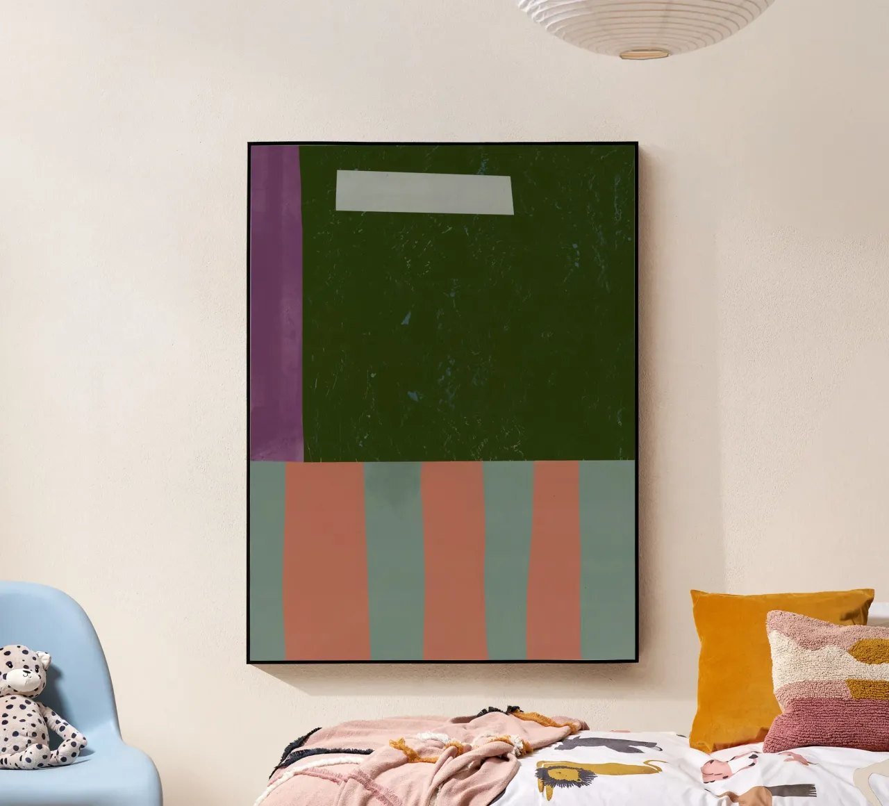 Minimal Collage 03 Acryl-Glas von Little Dean