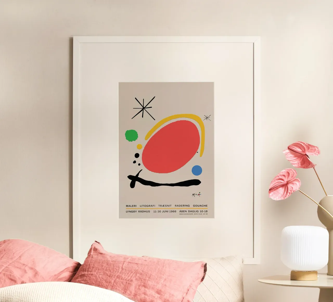 Poster della mostra di Joan Miro poster da phillipp veisenberg