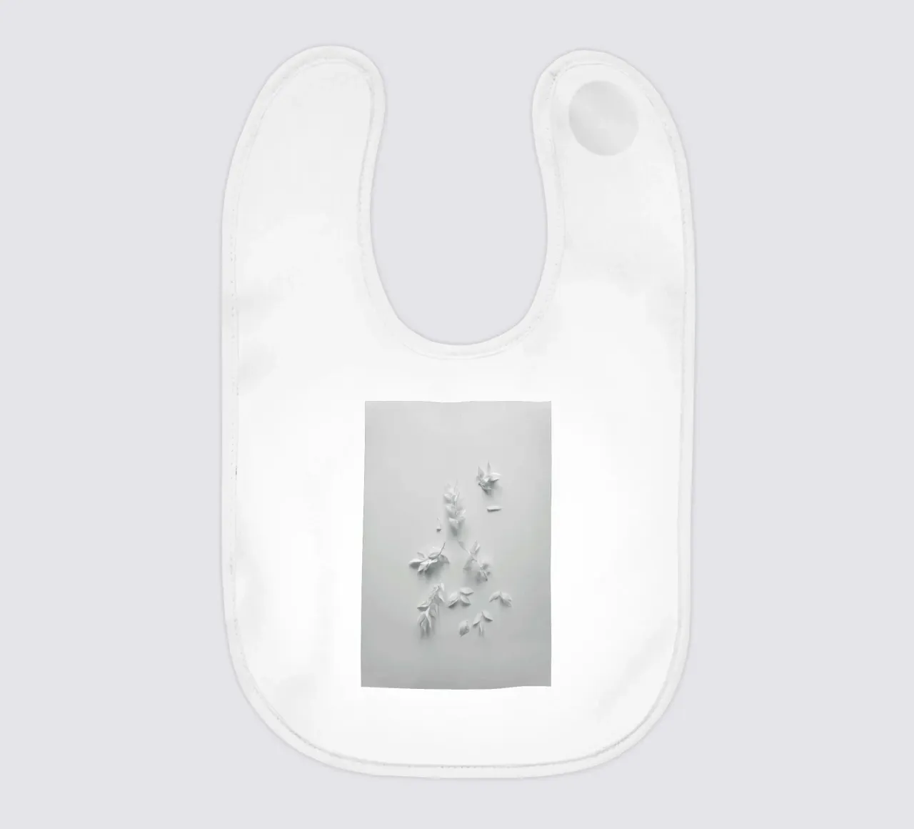 Minimalism White Bouquet bavaglino da Studio Nahili