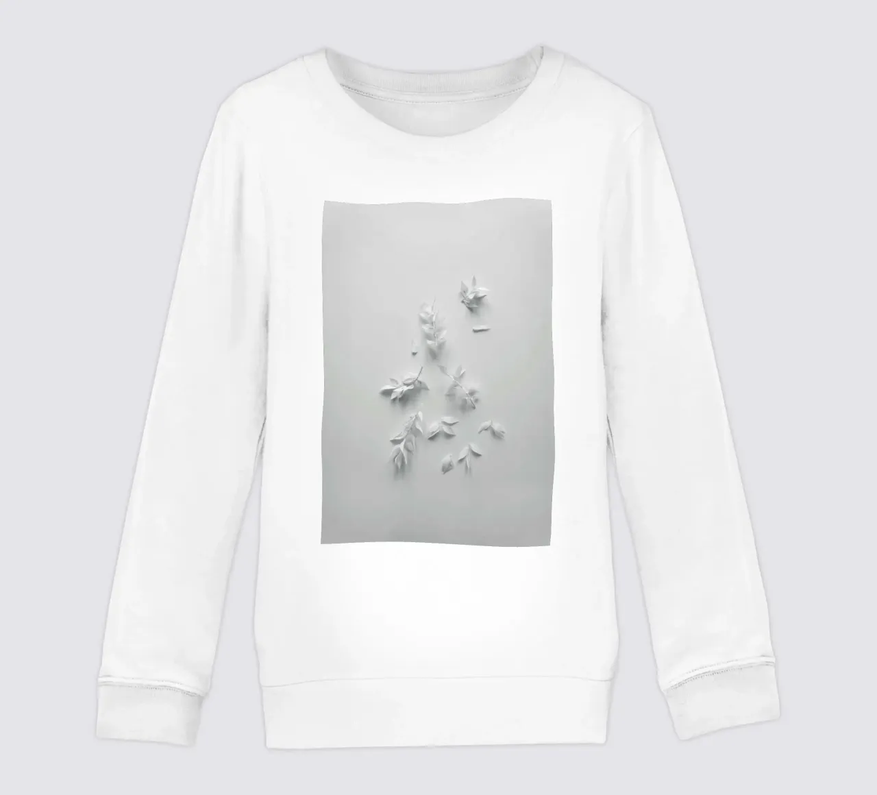 Minimalism White Bouquet felpa bambino da Studio Nahili
