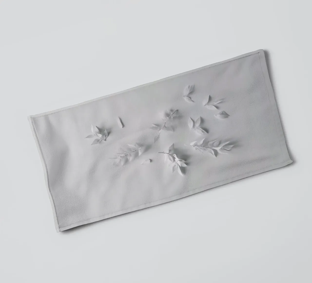 Minimalism White Bouquet Handtuch von Studio Nahili
